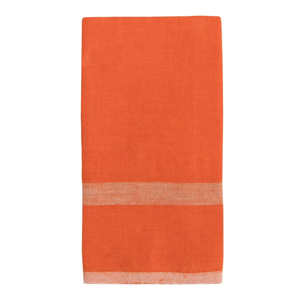 couleur-nature-laundered-linen-torchon-lin-orange-lot-de-2 image 1