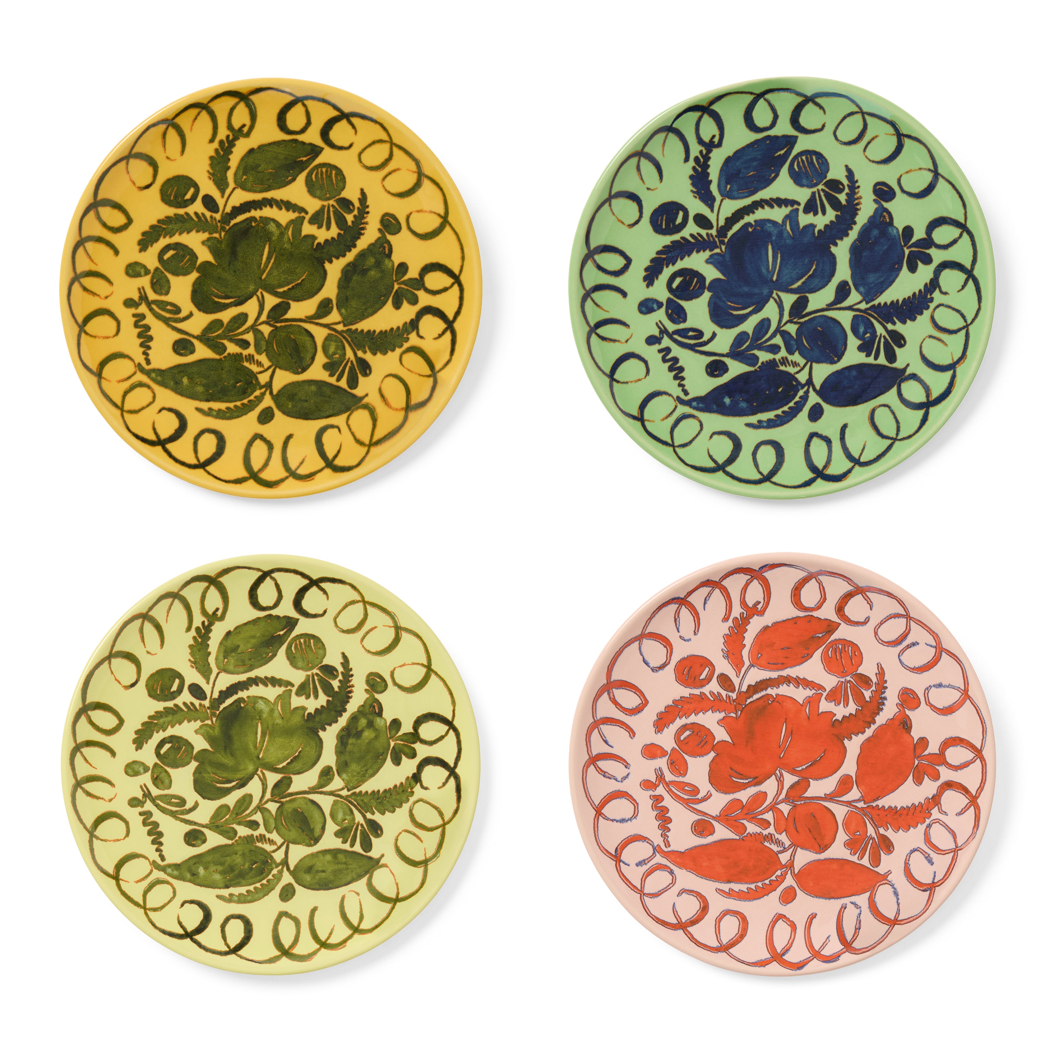 couleur-nature-amalfi-assiette-dessert-c-ramique-vert-lime-23-cm image 4