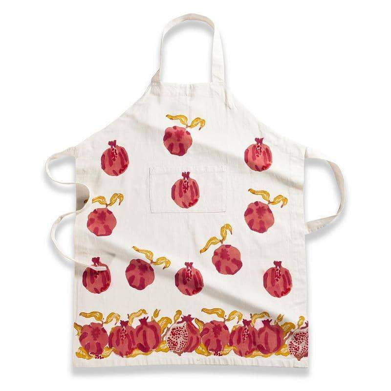 couleur-nature-pomegranate-tablier-cuisine-coton-rouge image 1