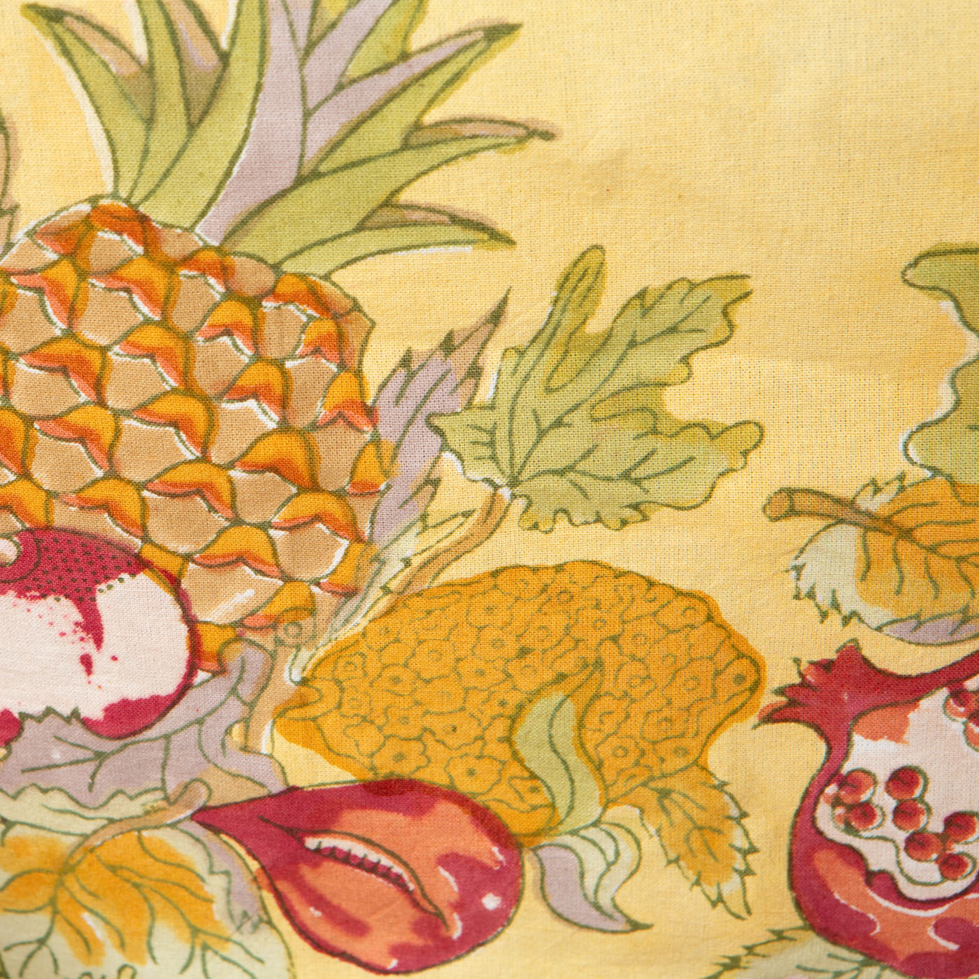 couleur-nature-tutti-frutti-sets-de-table-coton-lot-de-6-jaune image 5