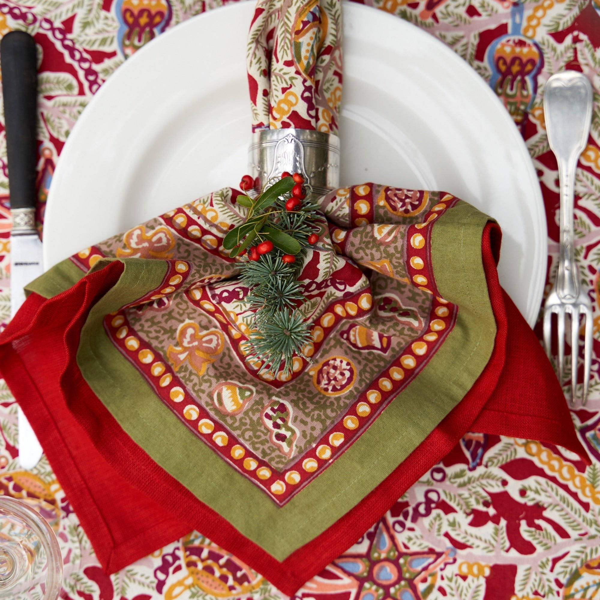 couleur-nature-no-l-serviettes-de-table-coton-lot-6-no-l image 4