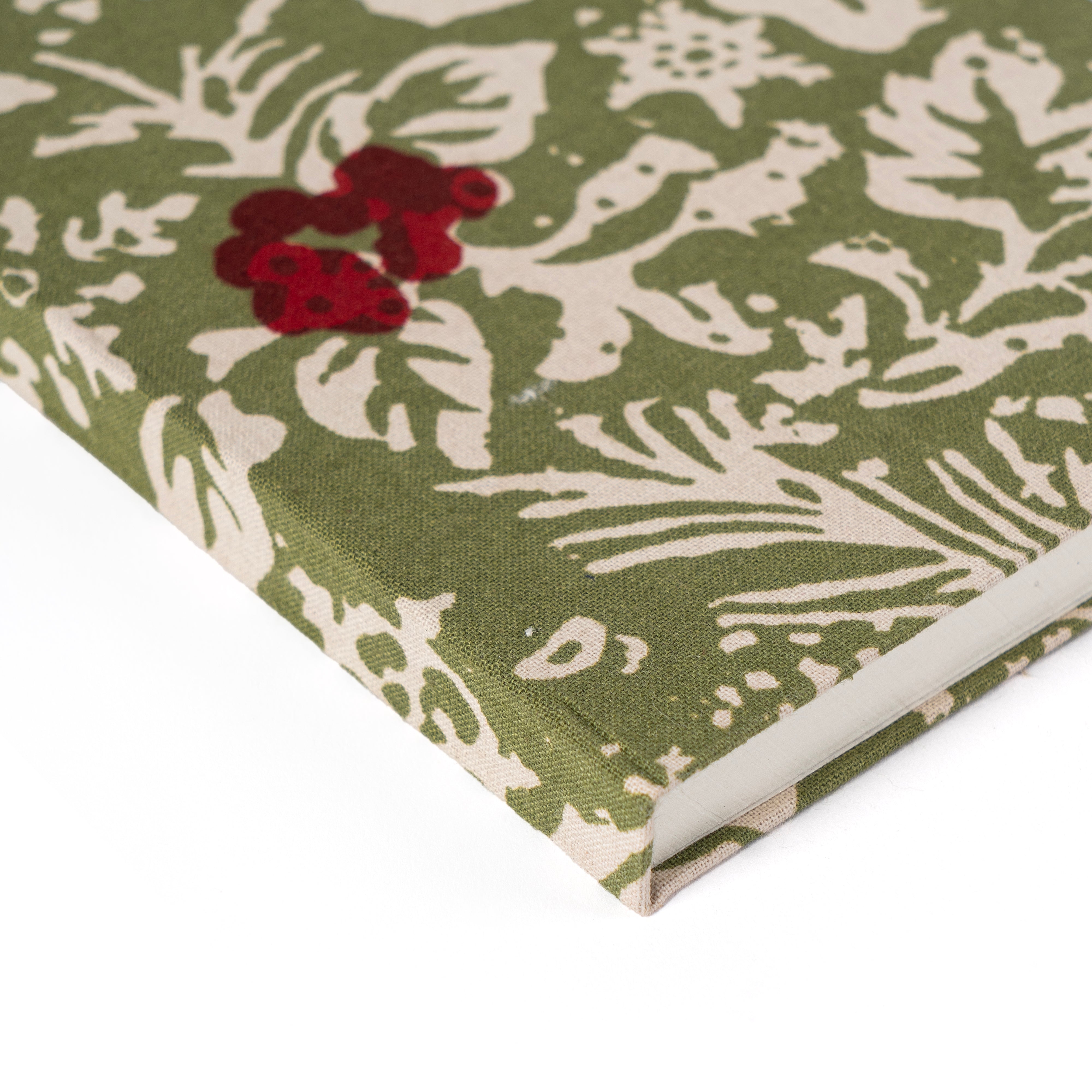 couleur-nature-baies-de-houx-carnet-tissu-rouge-vert-60-p image 2
