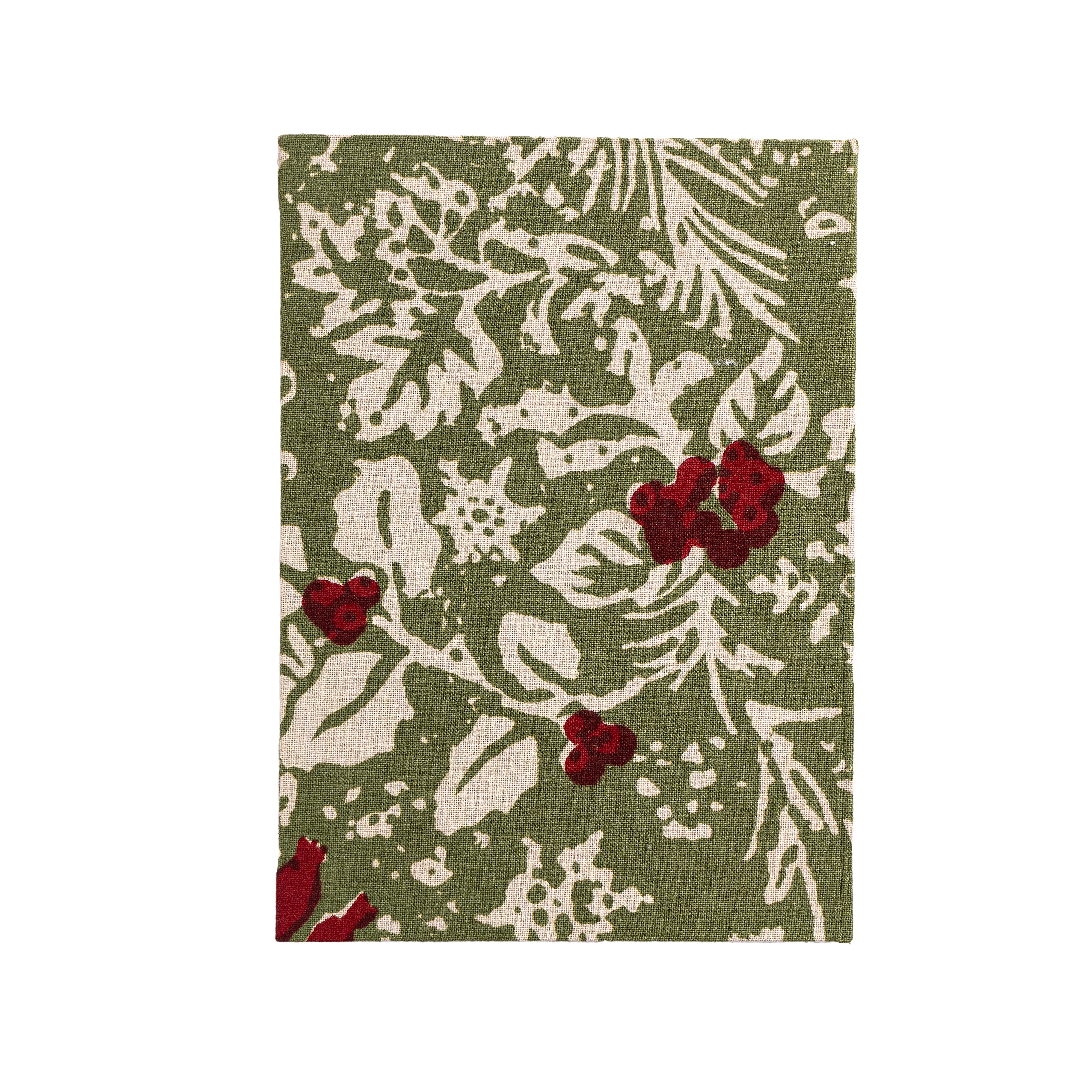 couleur-nature-baies-de-houx-carnet-tissu-rouge-vert-60-p image 4