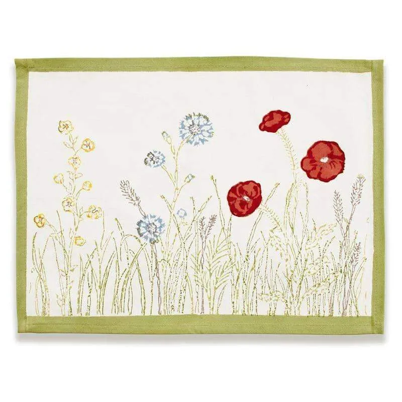 couleur-nature-springfields-sets-de-table-coton-lot-de-6-floral image 1