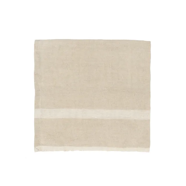 couleur-nature-laundered-linen-serviettes-de-table-lin-lot-4-naturel image 1