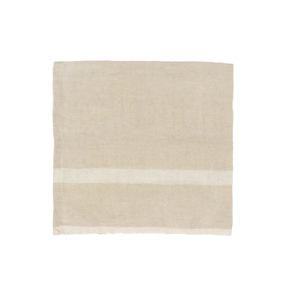 couleur-nature-laundered-linen-serviettes-de-table-lin-lot-4-naturel image 1