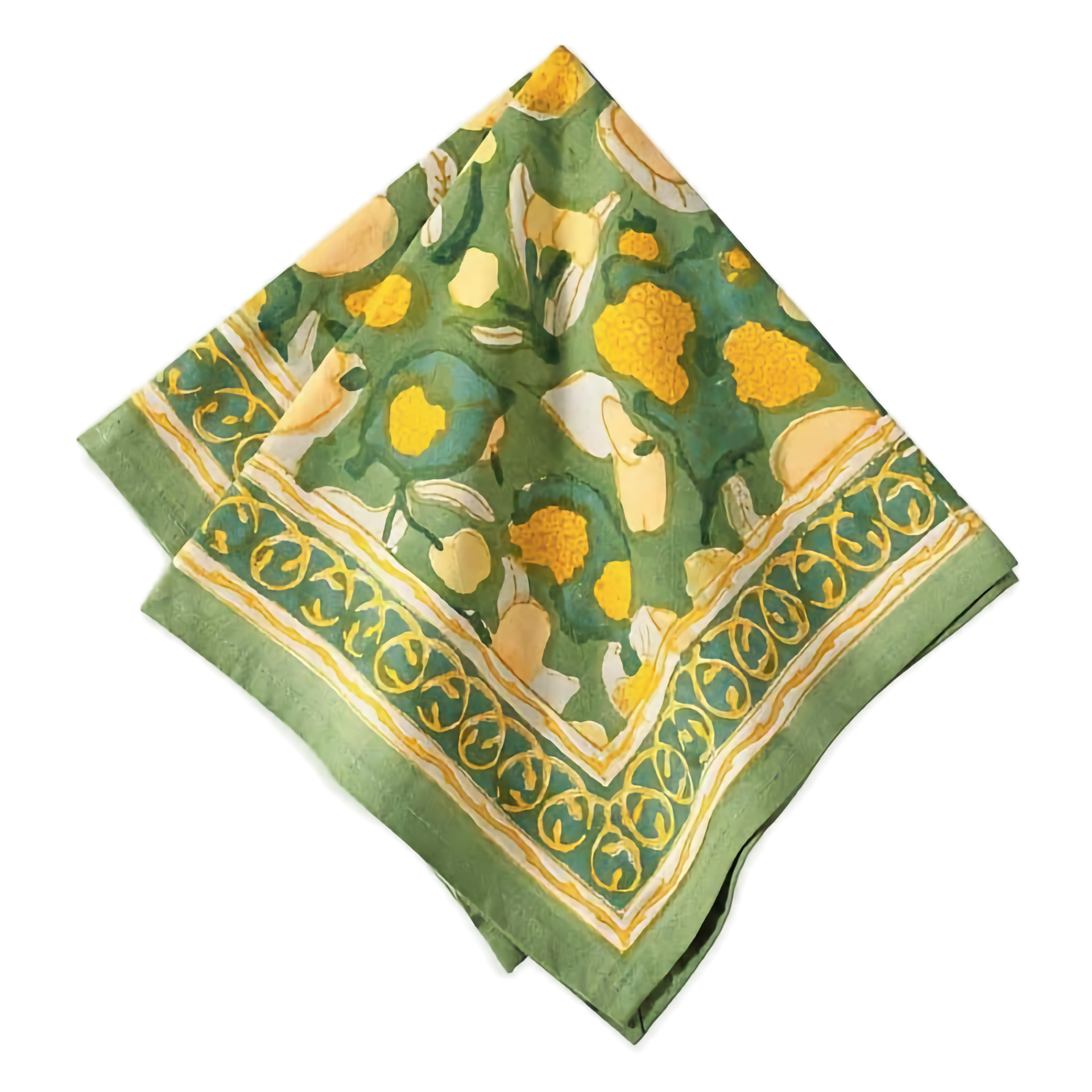 couleur-nature-fruit-nappe-fran-aise-jaune-vert-coton image 6