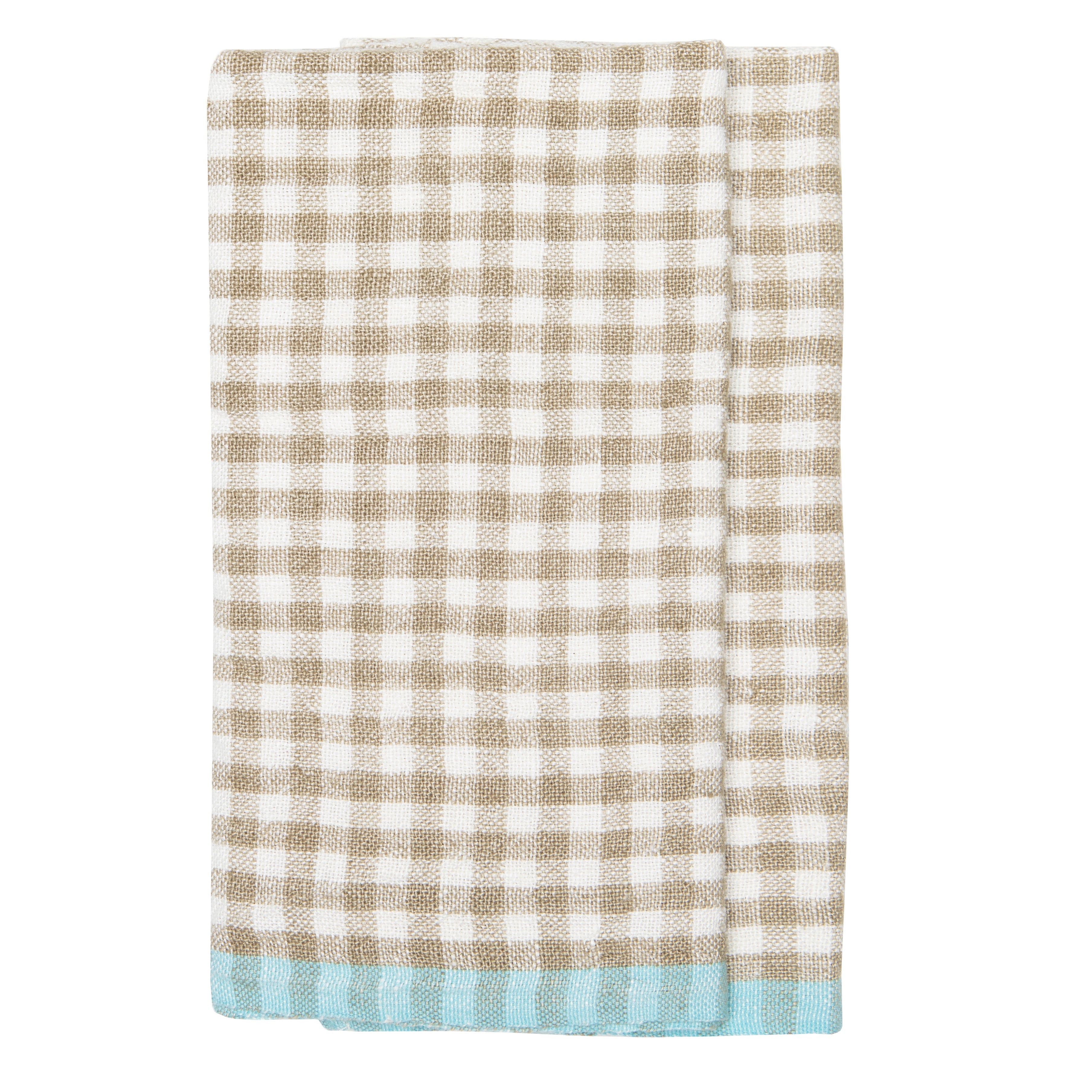 couleur-nature-two-tone-gingham-torchon-cuisine-naturel-et-aqua image 4