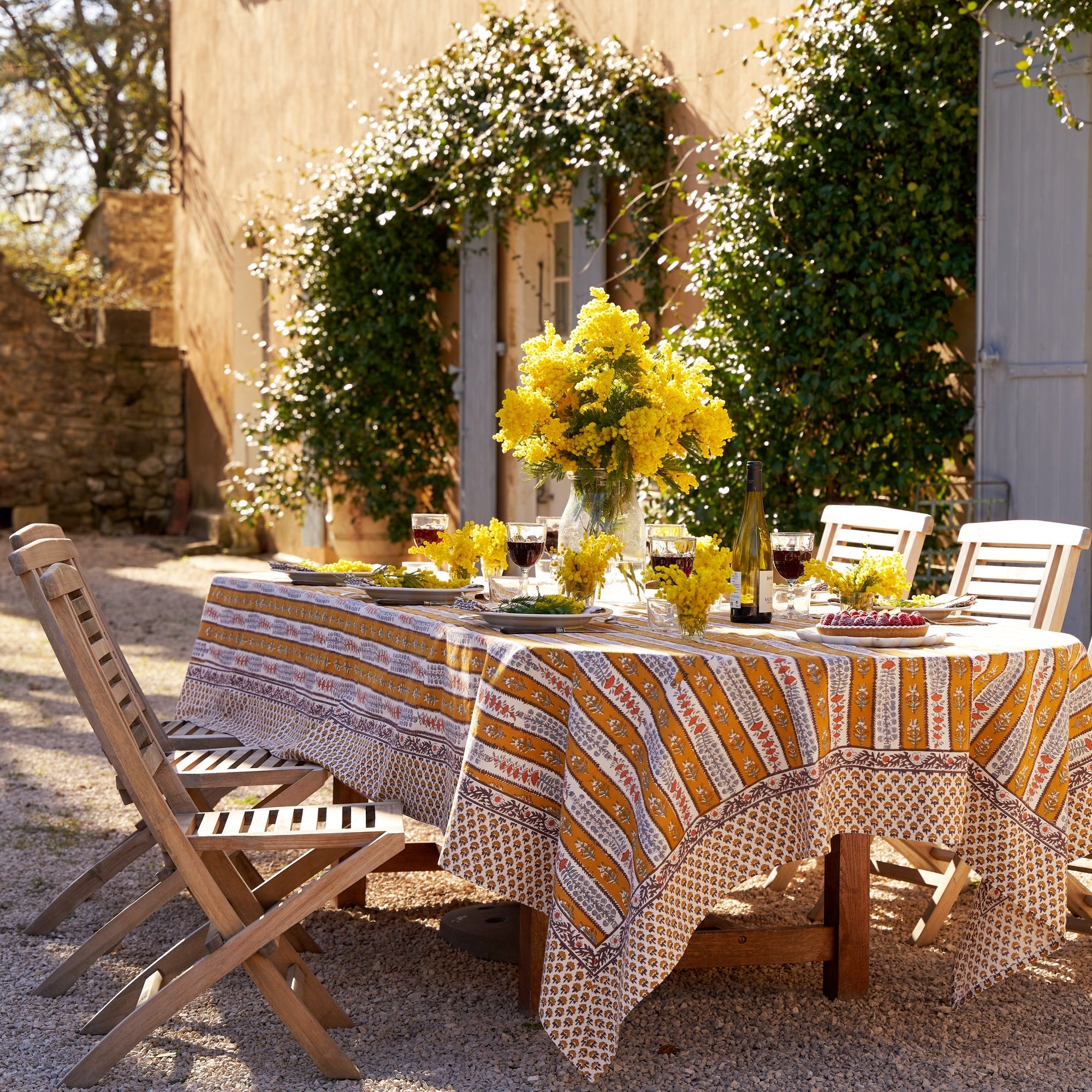 couleur-nature-avignon-dijon-nappe-rectangulaire-71x106-floral image 5