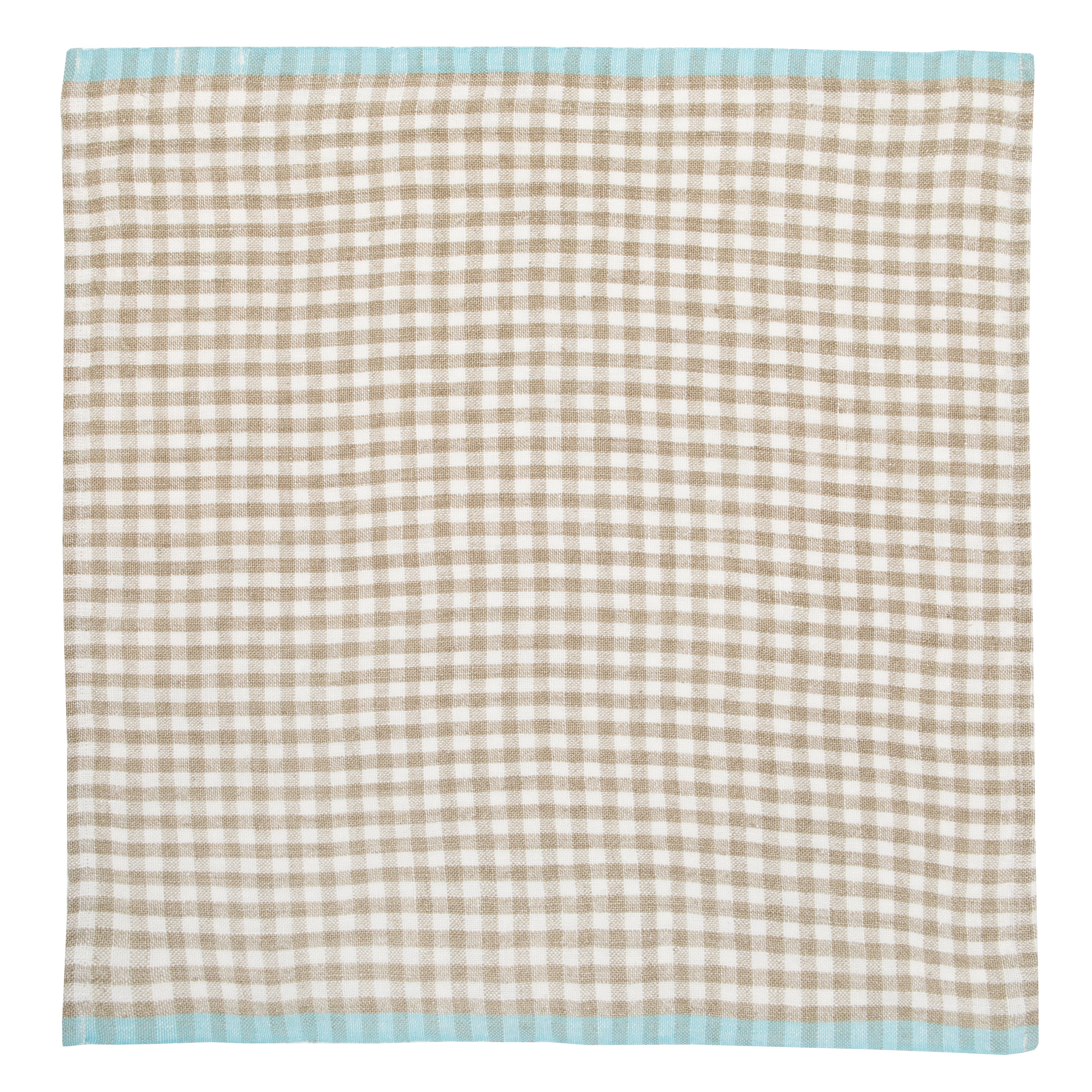 couleur-nature-two-tone-gingham-torchon-cuisine-naturel-et-aqua image 2