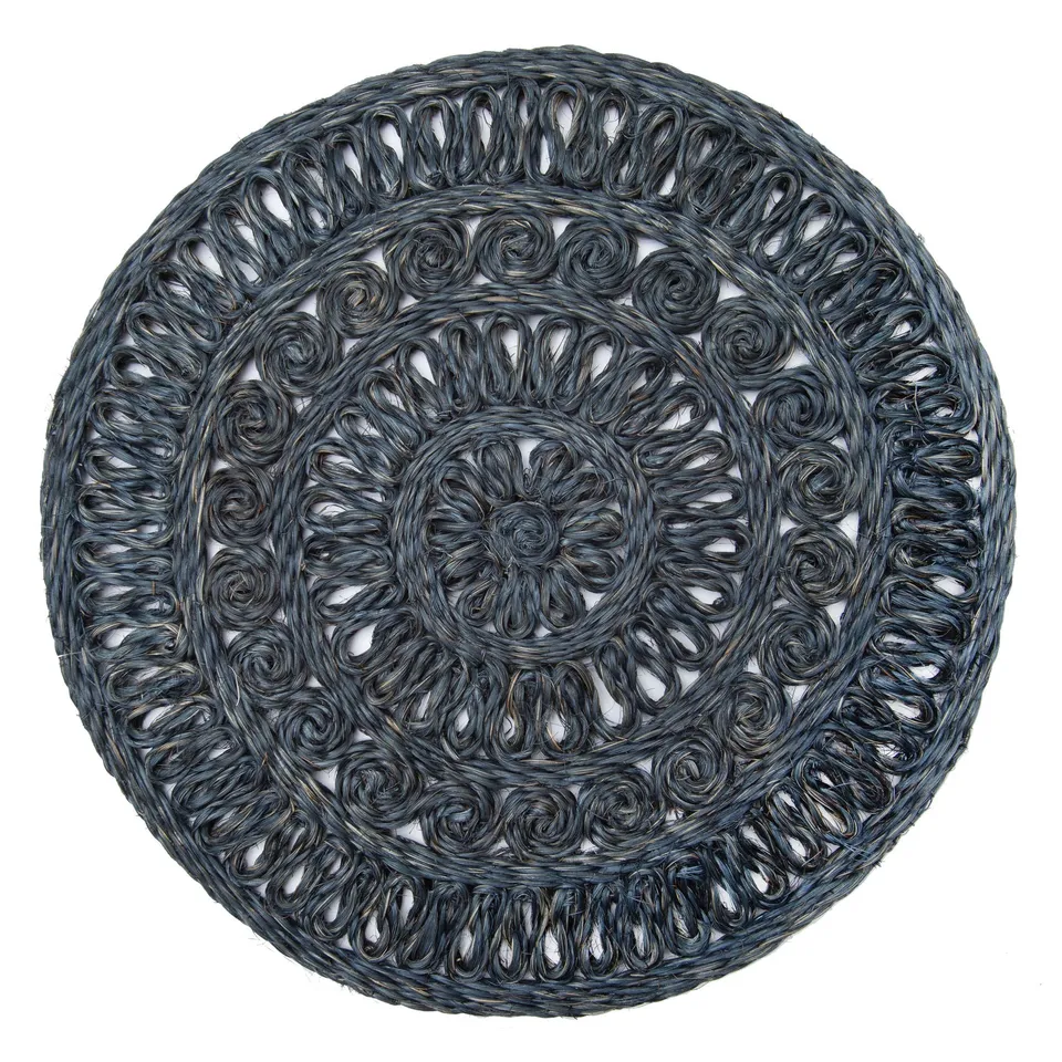 couleur-nature-circolo-sets-table-abaca-bleu-lot-de-4 image 1