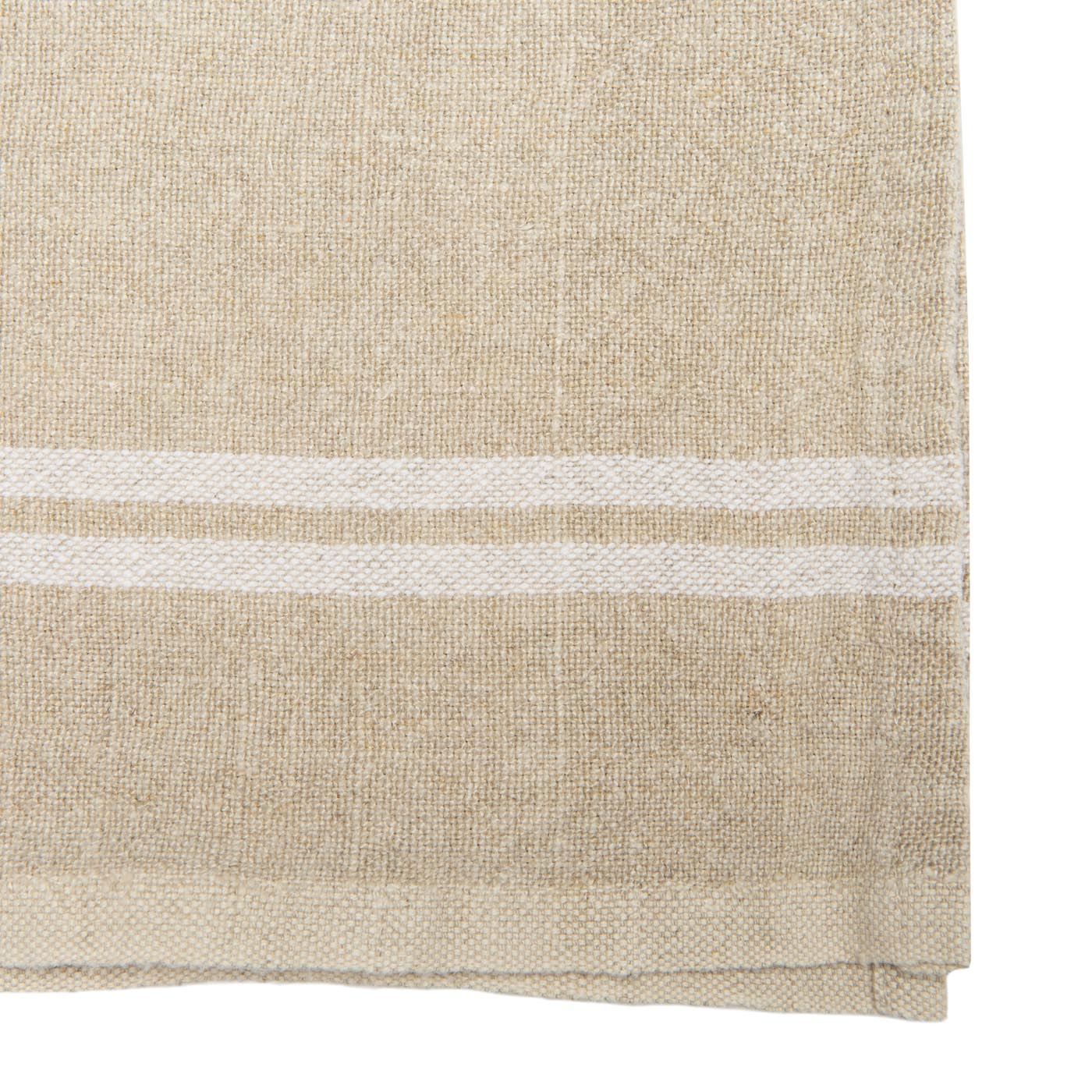couleur-nature-vintage-linen-serviettes-table-ivoire-lot-4 image 2