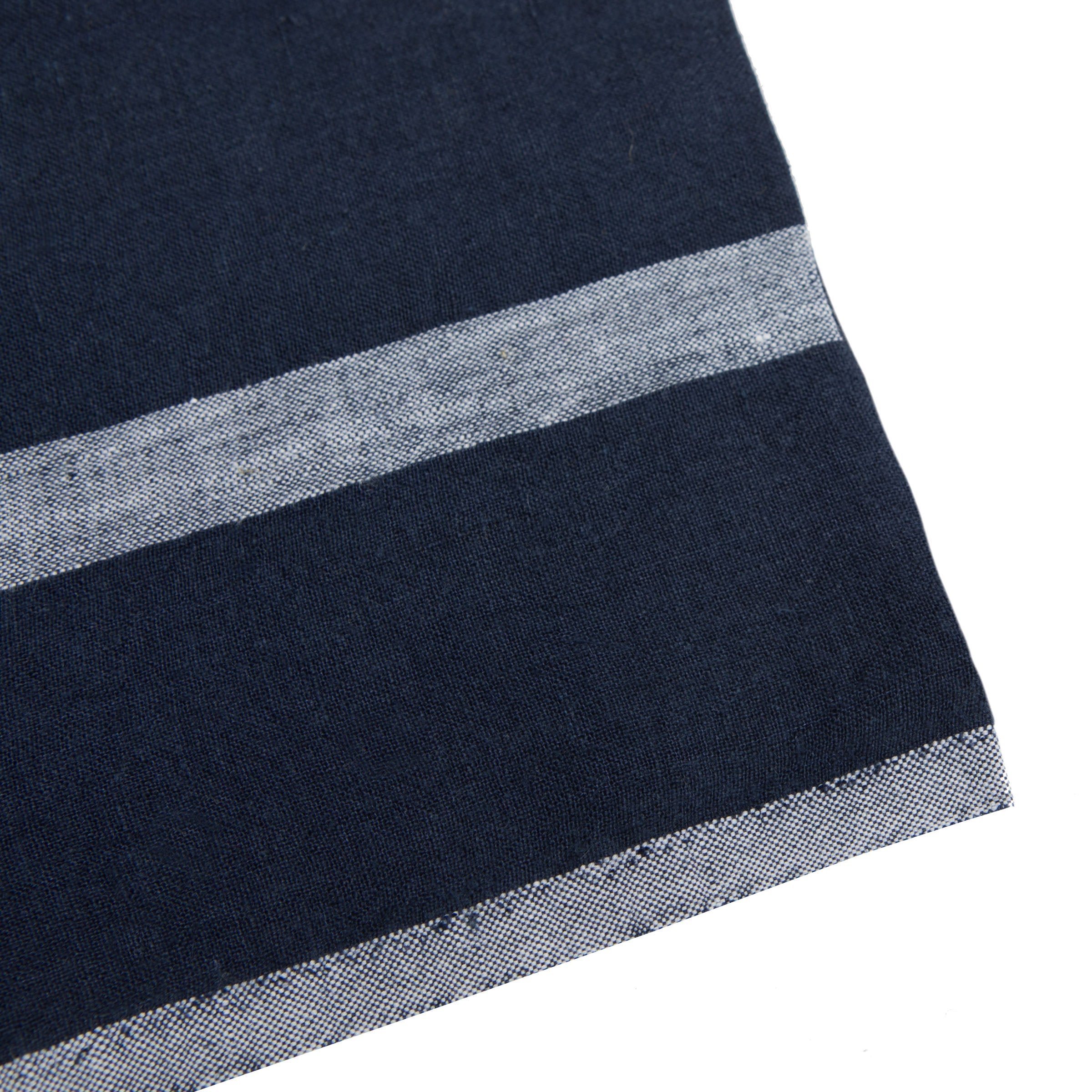 couleur-nature-napkins-serviettes-en-lin-indigo-blanc-lot-4 image 3