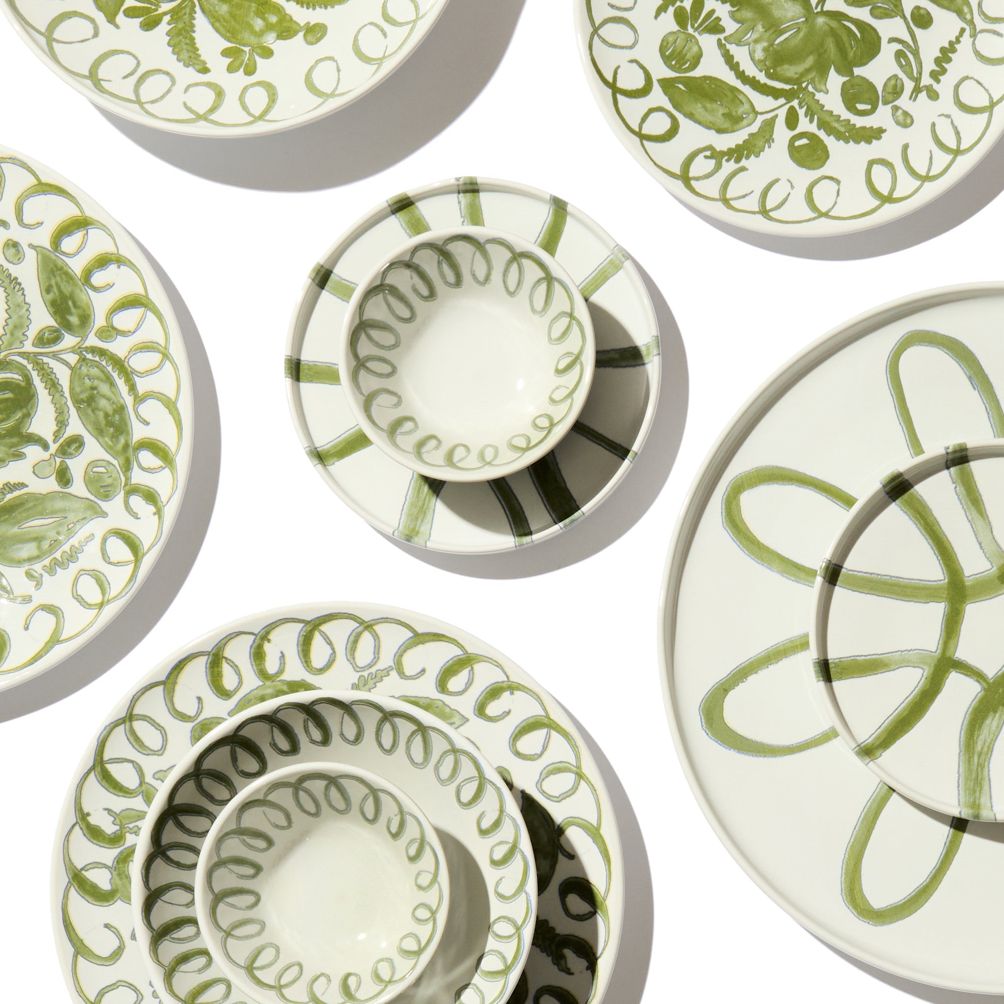 couleur-nature-amalfi-bol-c-r-ales-blanc-vert-18-cm image 6