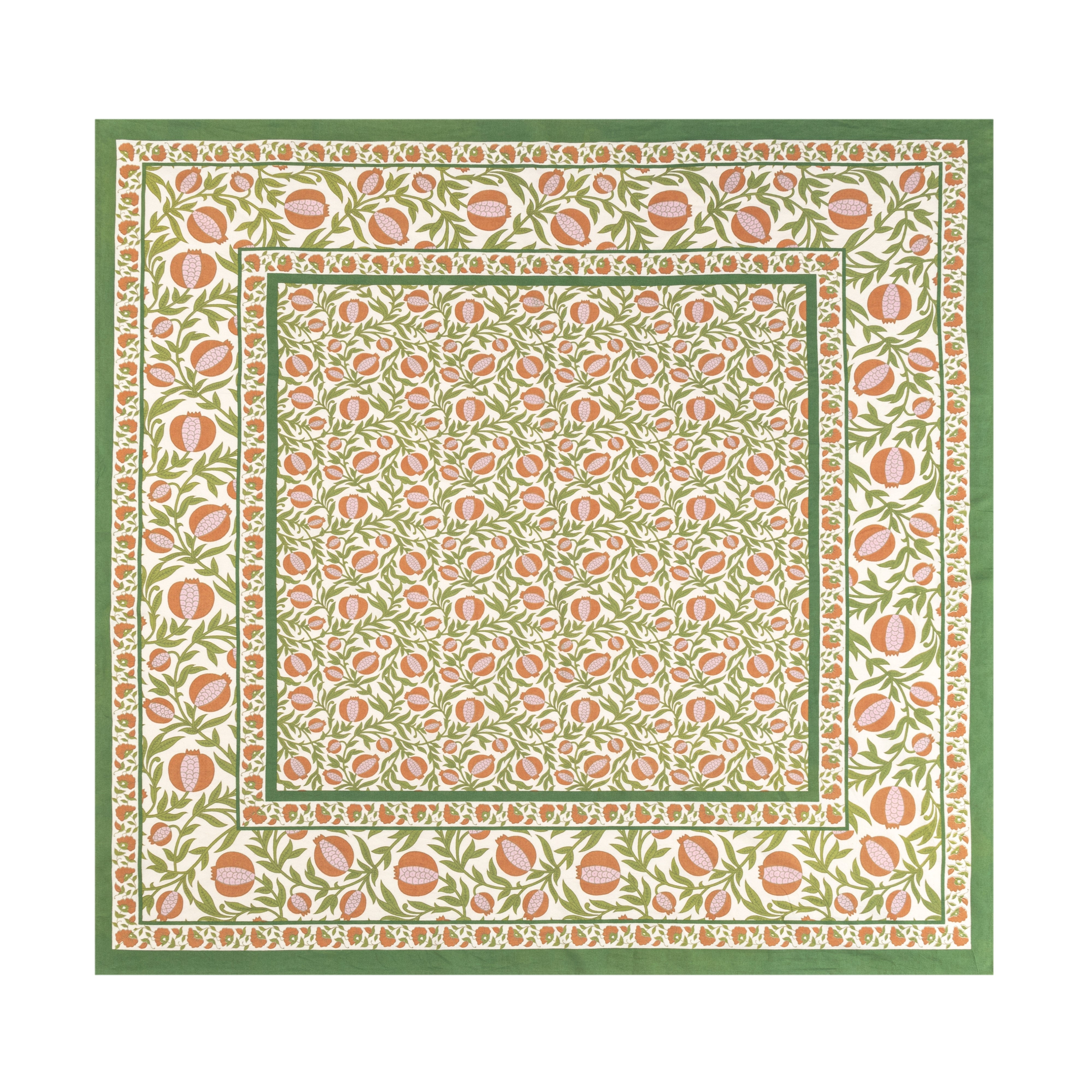 couleur-nature-grenadine-nappe-coton-orange-vert image 5