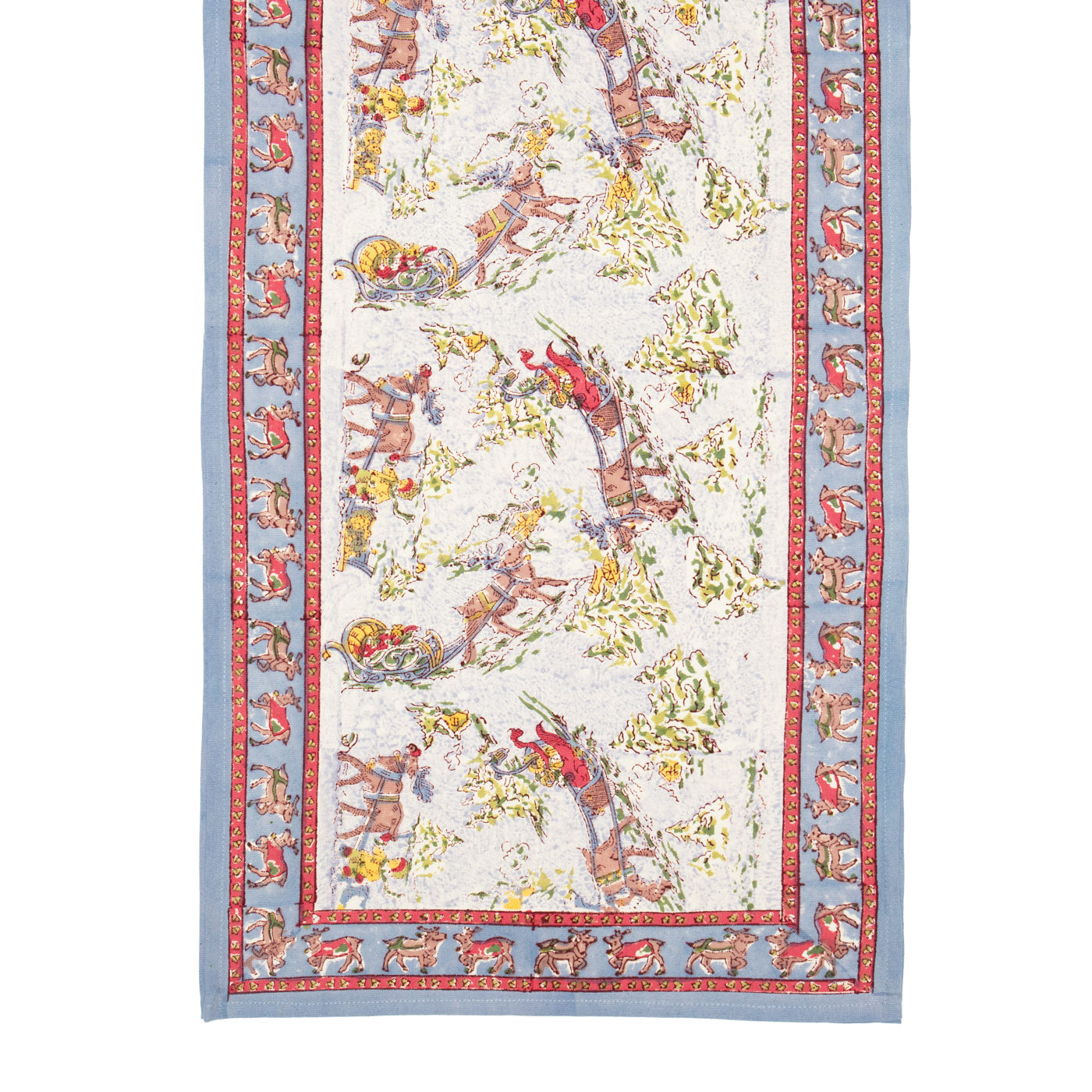 couleur-nature-renne-chemin-de-table-coton-gris-bleu-16x72 image 2