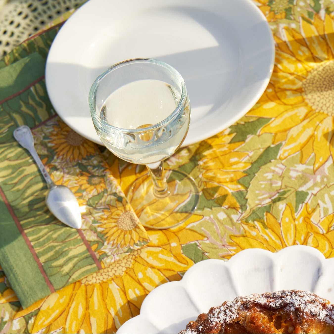 couleur-nature-sunflower-serviettes-table-jaune-vert-lot-6 image 3