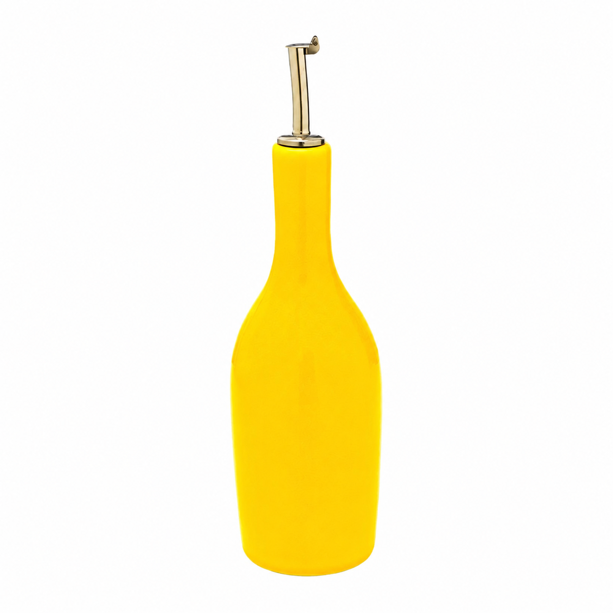 jars-cantine-huilier-citron-en-c-ramique-jaune-vif-textur image 1