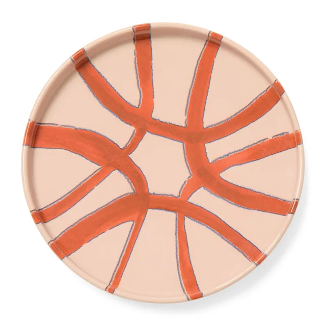 couleur-nature-amalfi-assiette-ap-ritif-c-ramique-rose-18-cm image 1