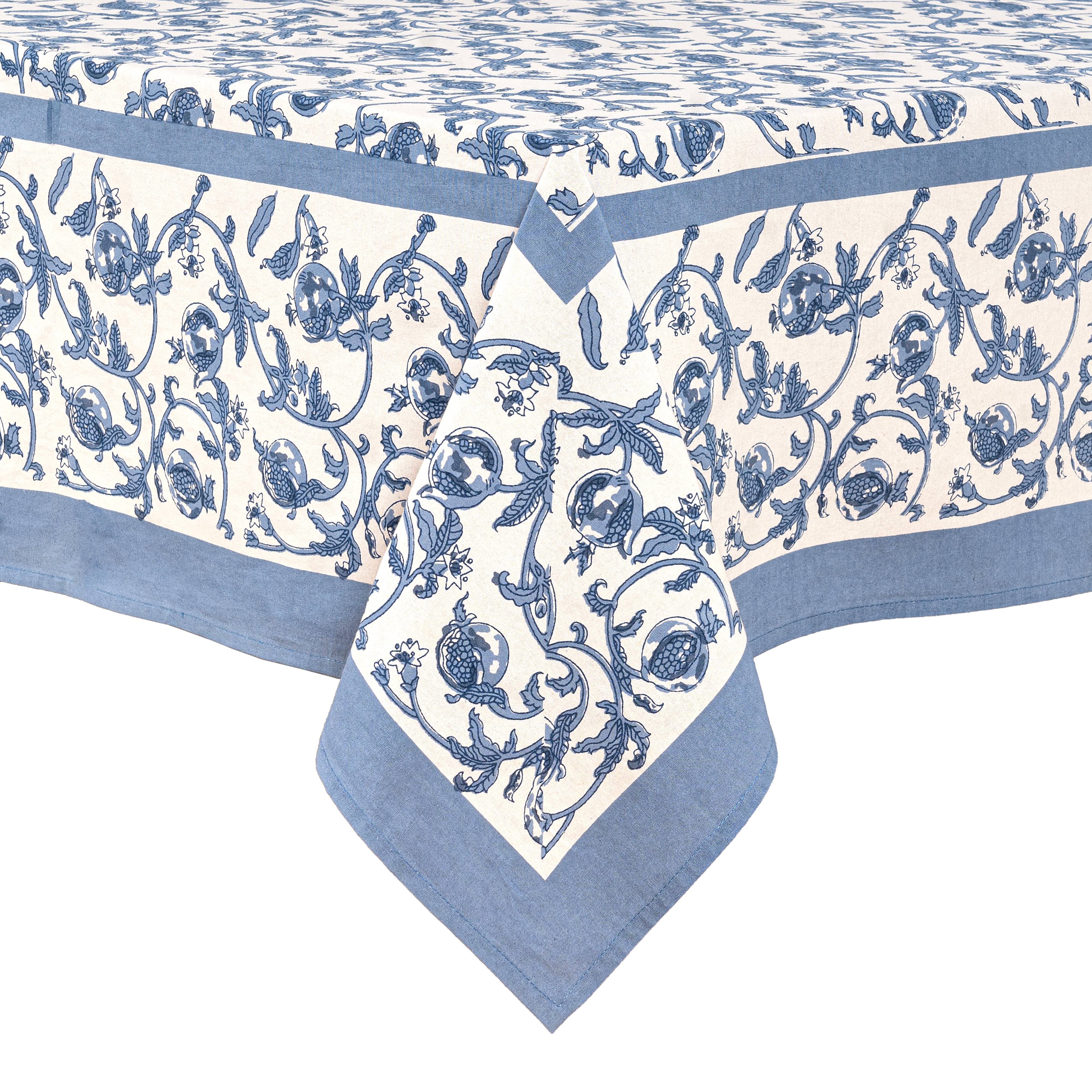 couleur-nature-granada-nappe-fran-aise-bleu-bleuet-carr-e image 5