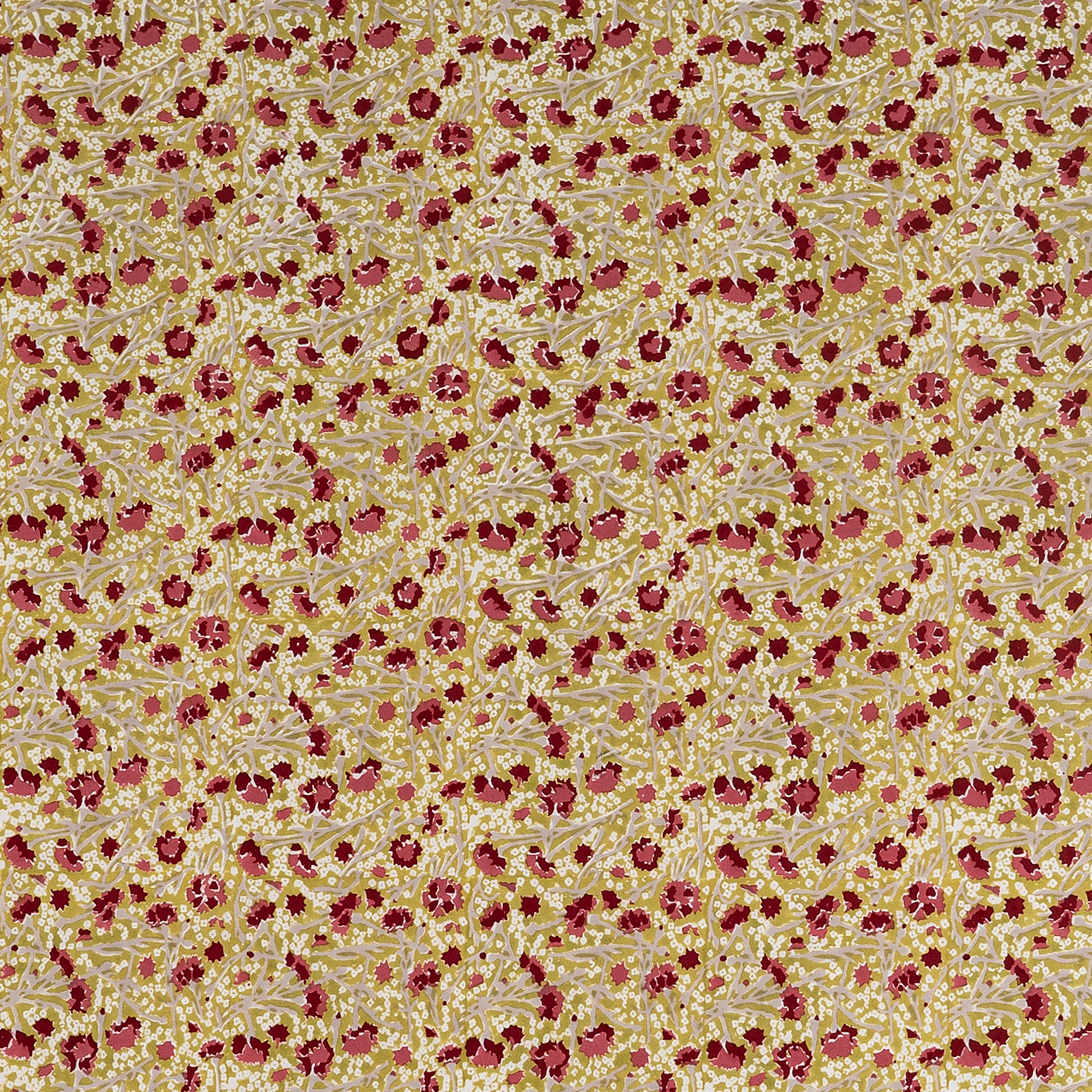 couleur-nature-meadows-nappe-coton-rouge-vert-180x270 image 3