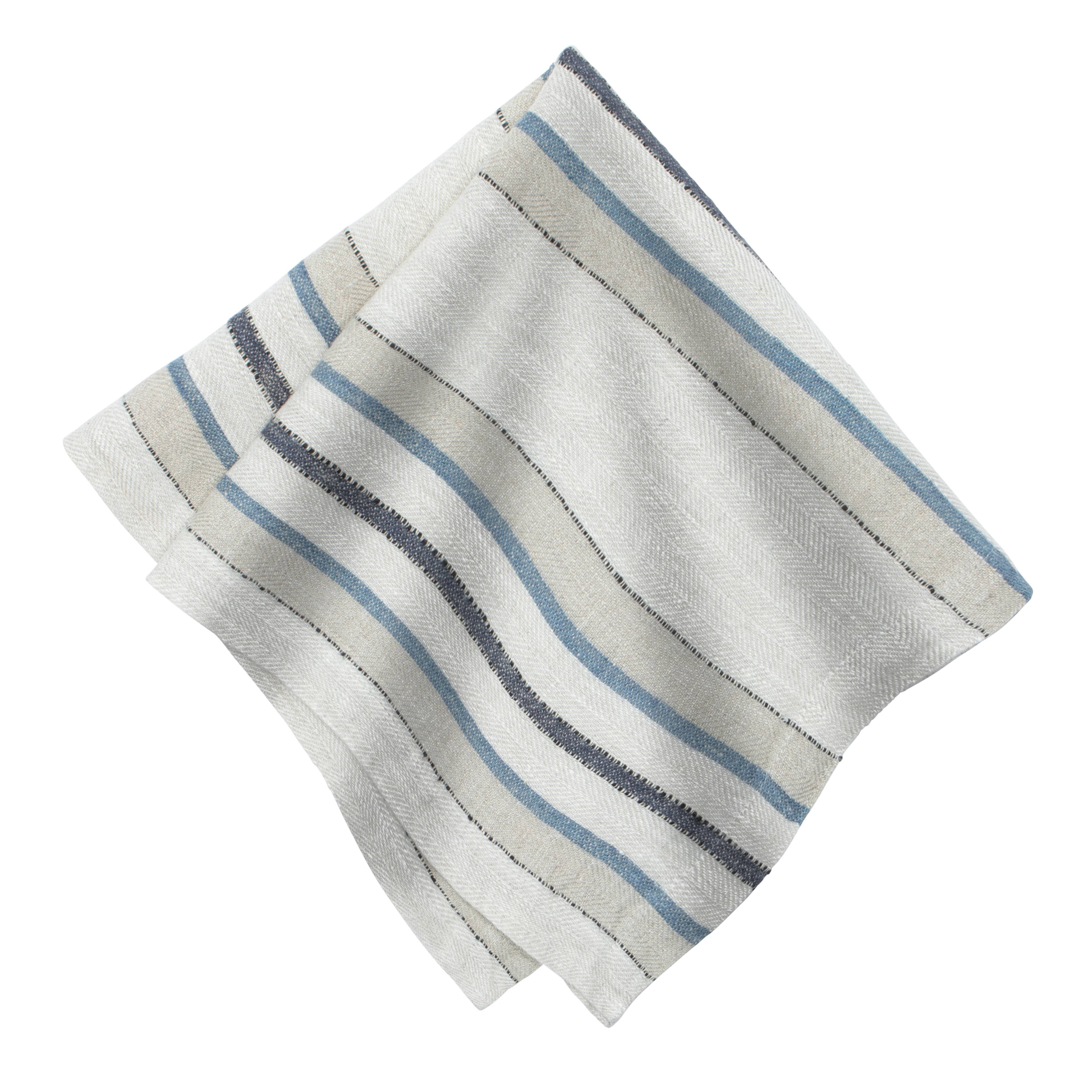 couleur-nature-antwerp-serviettes-lin-bleu-naturel-lot-4 image 2
