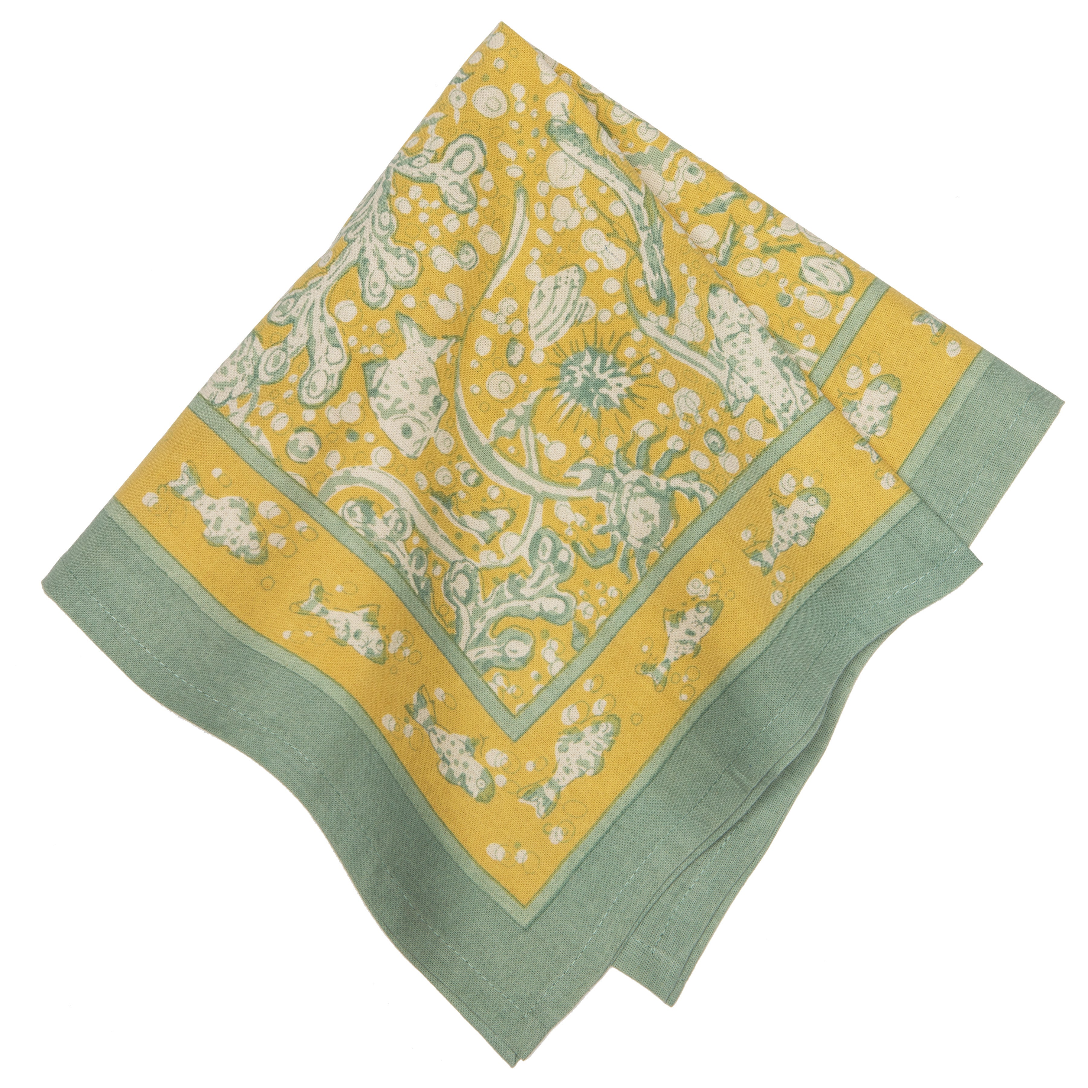 couleur-nature-la-mer-serviettes-coton-aqua-lot-6 image 1