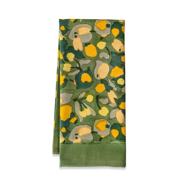 couleur-nature-fruit-torchon-coton-jaune-vert-lot-3 image 1