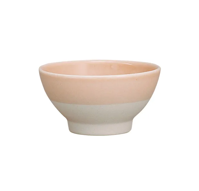 jars-plume-bol-rose-buvard-en-c-ramique-brillante image 1