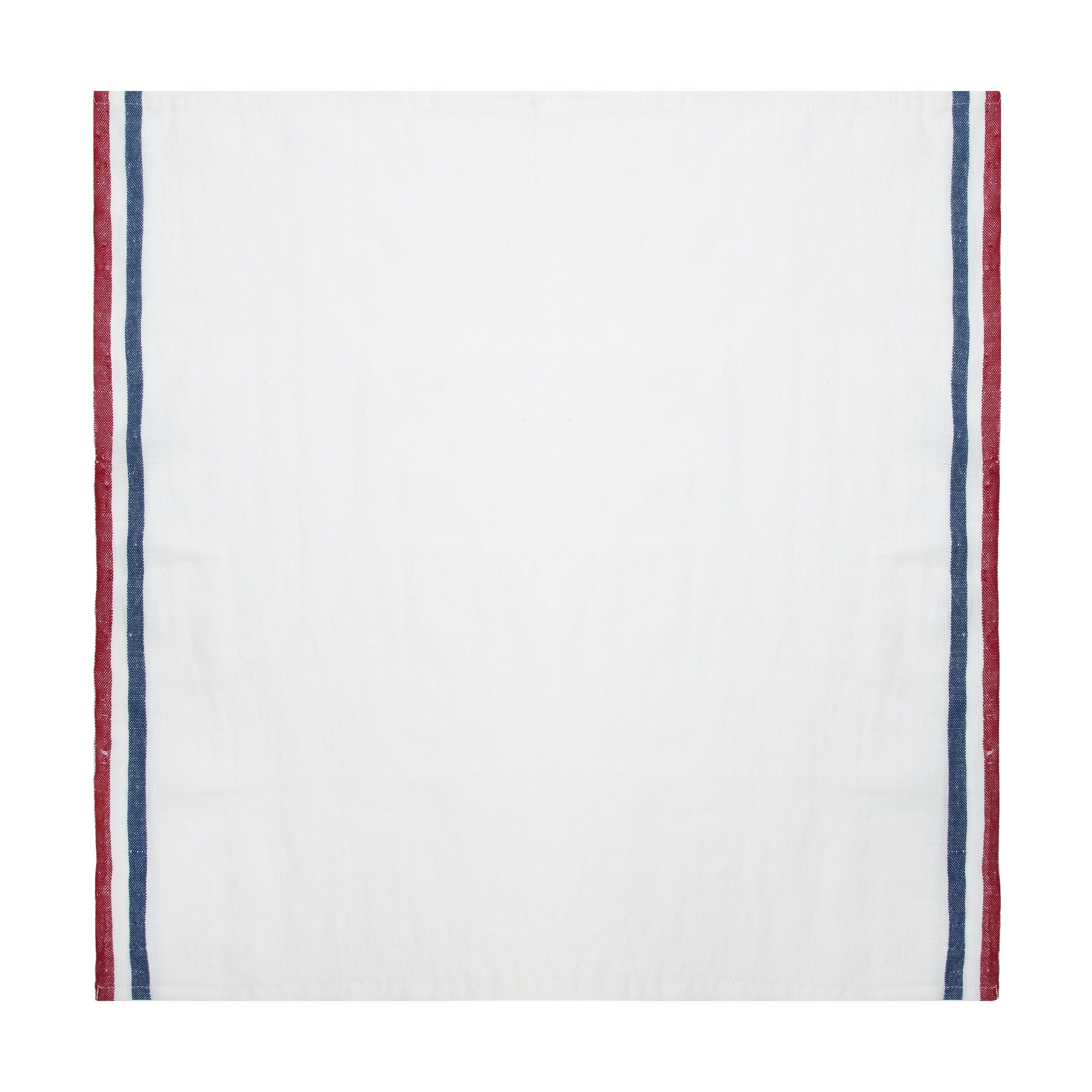 couleur-nature-normandy-serviettes-rayures-bleu-blanc-rouge-lot-4 image 2