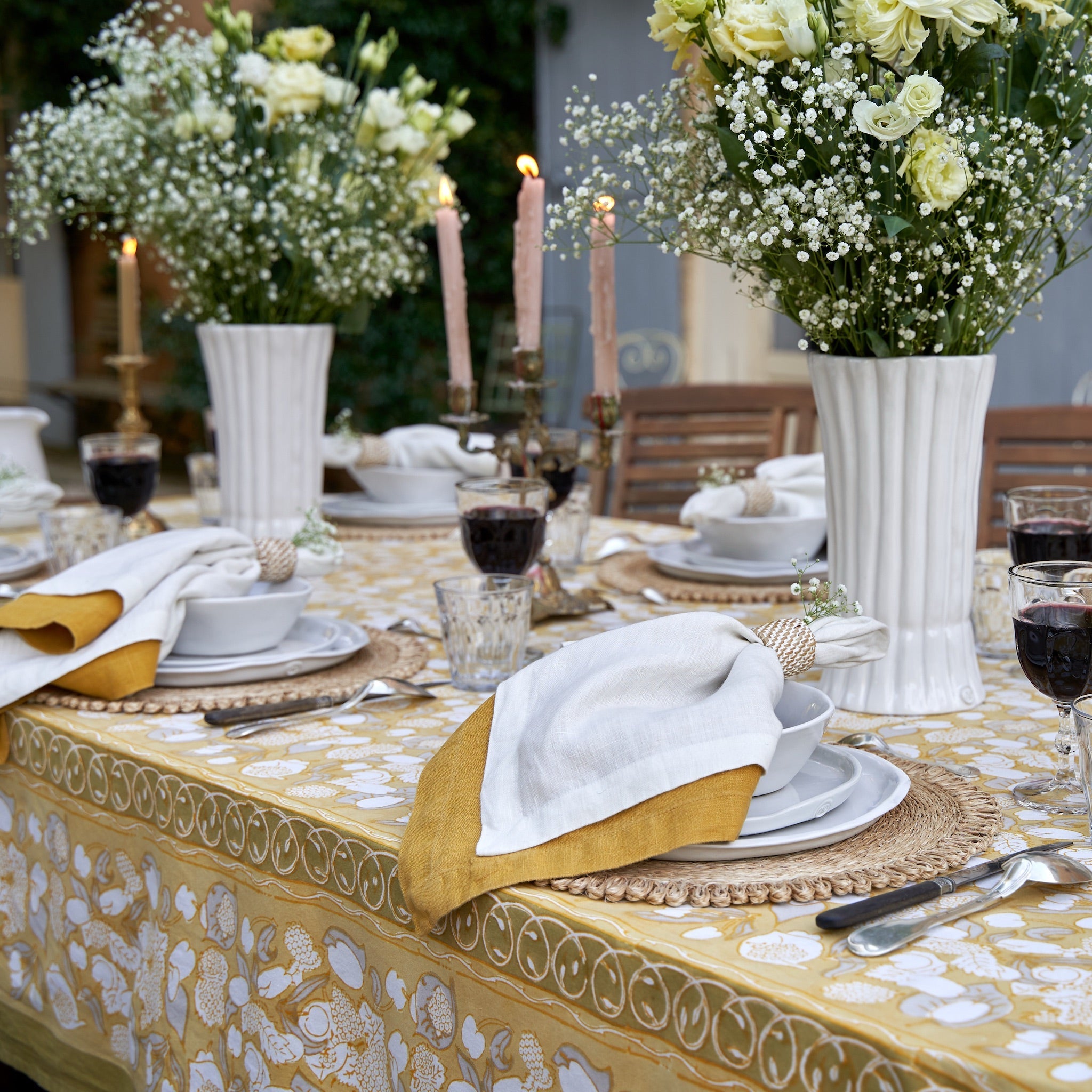 couleur-nature-loopy-abaca-set-de-table-rond-naturel-lot-de-4 image 4