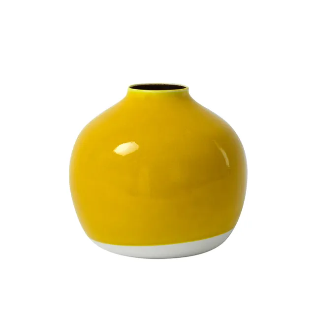 jars-artisan-vase-c-ramique-n-fle-citron image 1