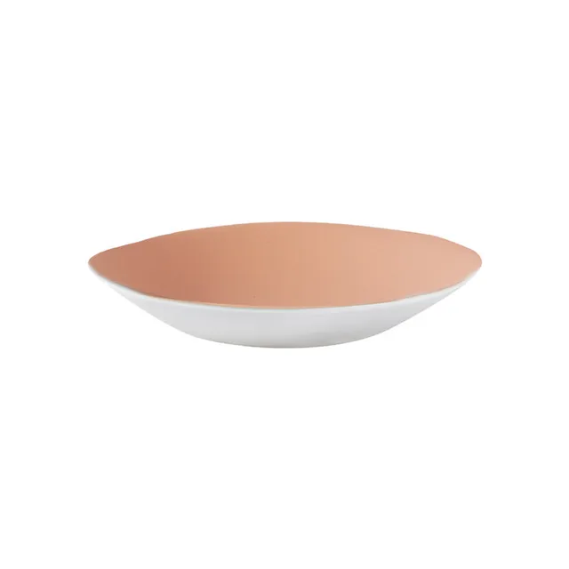 jars-plume-assiette-creuse-c-ramique-rhubarbe-rose-mat image 1
