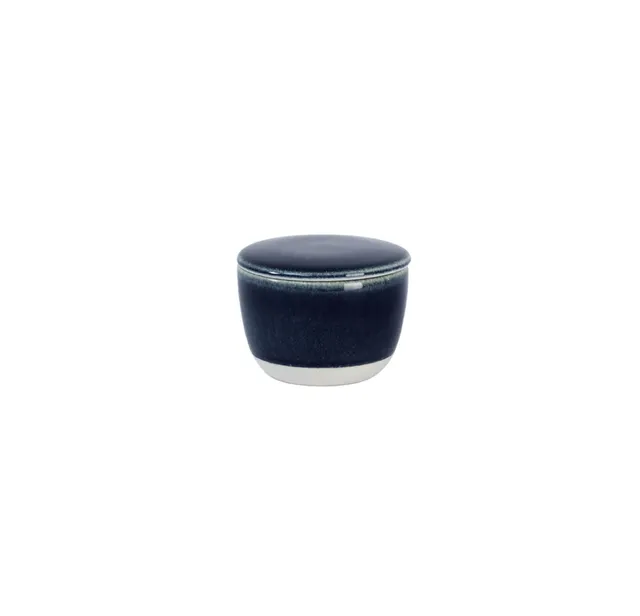 jars-cantine-sucrier-bleu-nuit-en-c-ramique-craquel-e image 1
