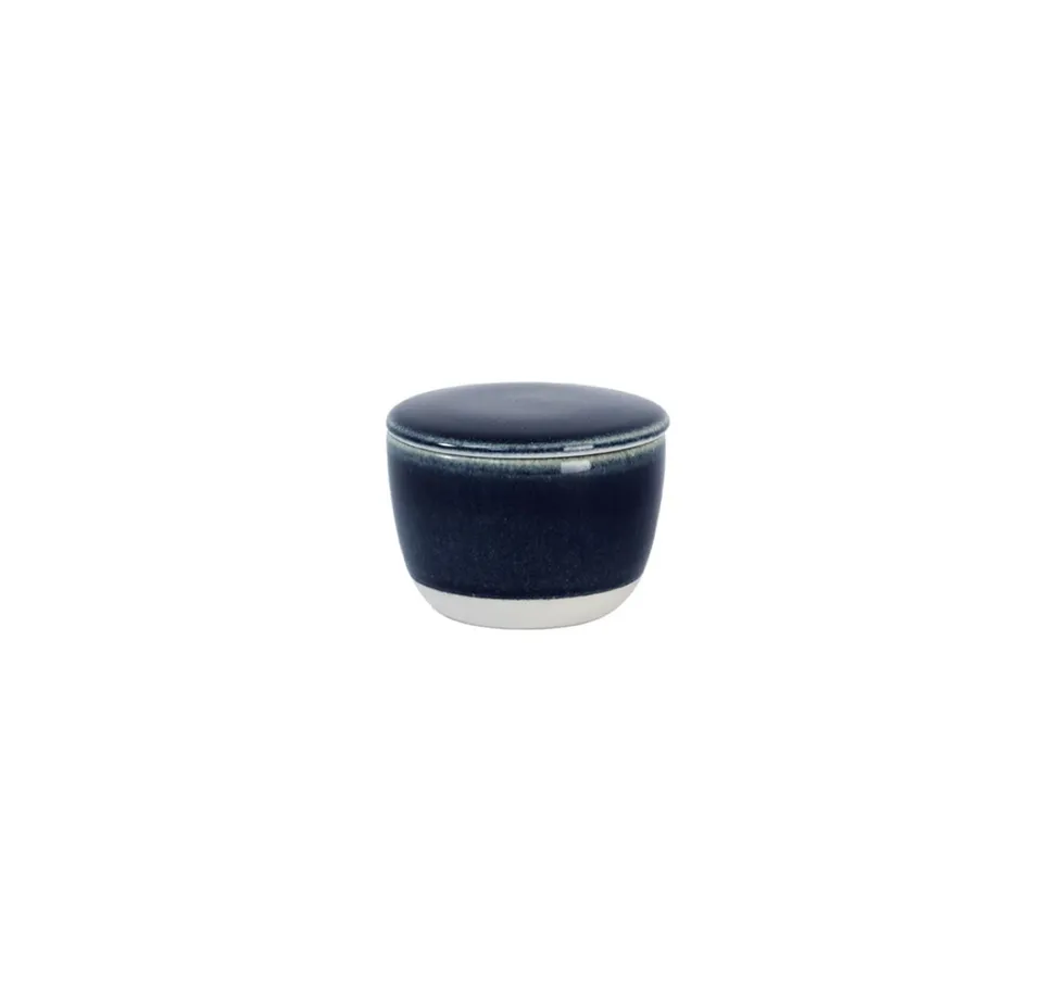 jars-cantine-sucrier-bleu-nuit-en-c-ramique-craquel-e image 1