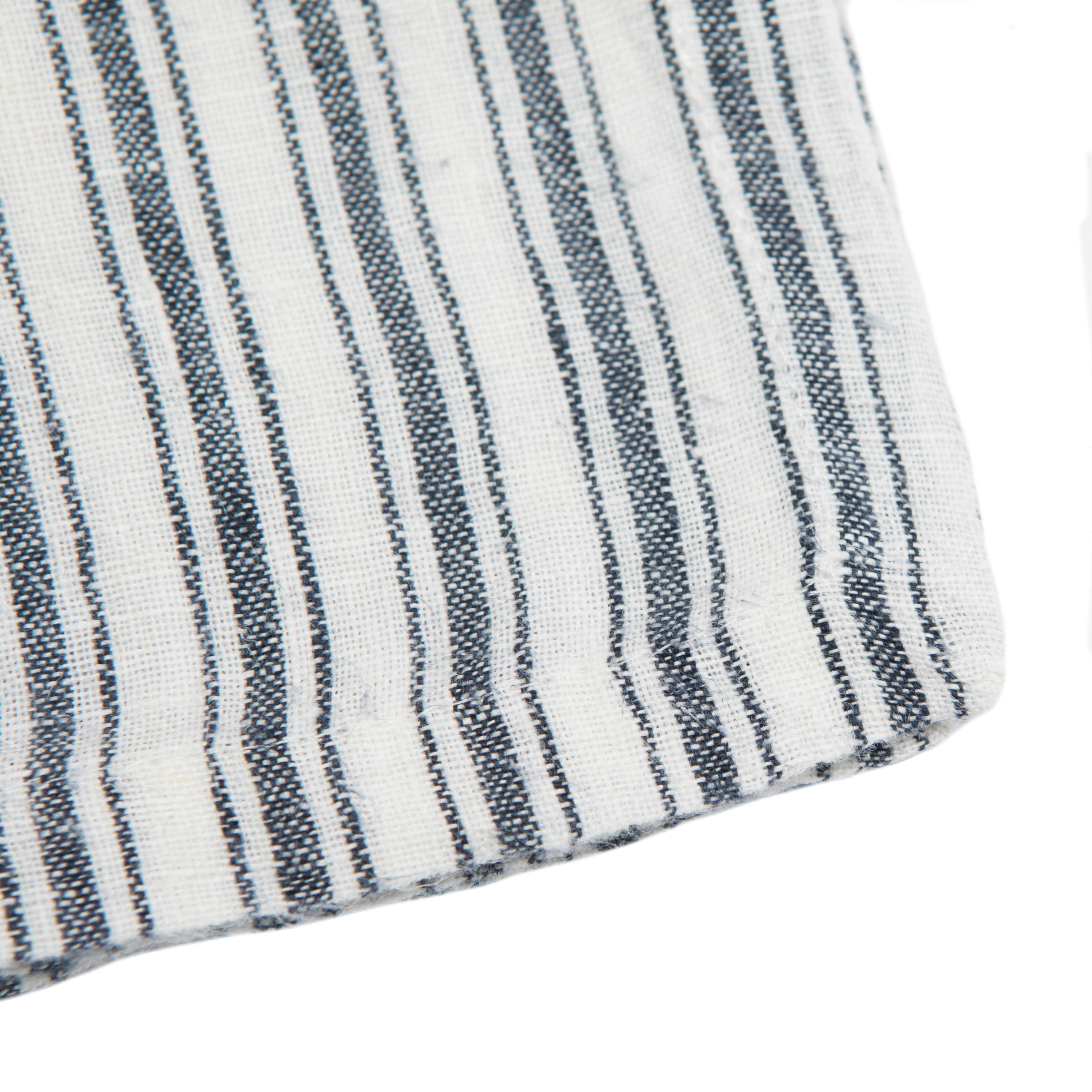 couleur-nature-napkins-boat-stripe-serviettes-lin-blanc-bleu-lot-4 image 3