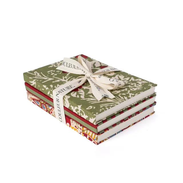 couleur-nature-no-l-carnets-tissu-lot-3-coton-recycl-13-cm image 1