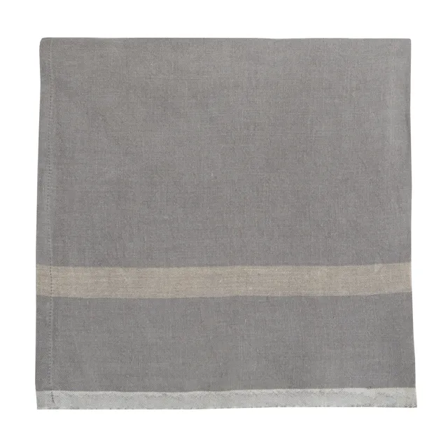 couleur-nature-lin-lav-serviettes-table-gris-naturel-lot-4 image 1
