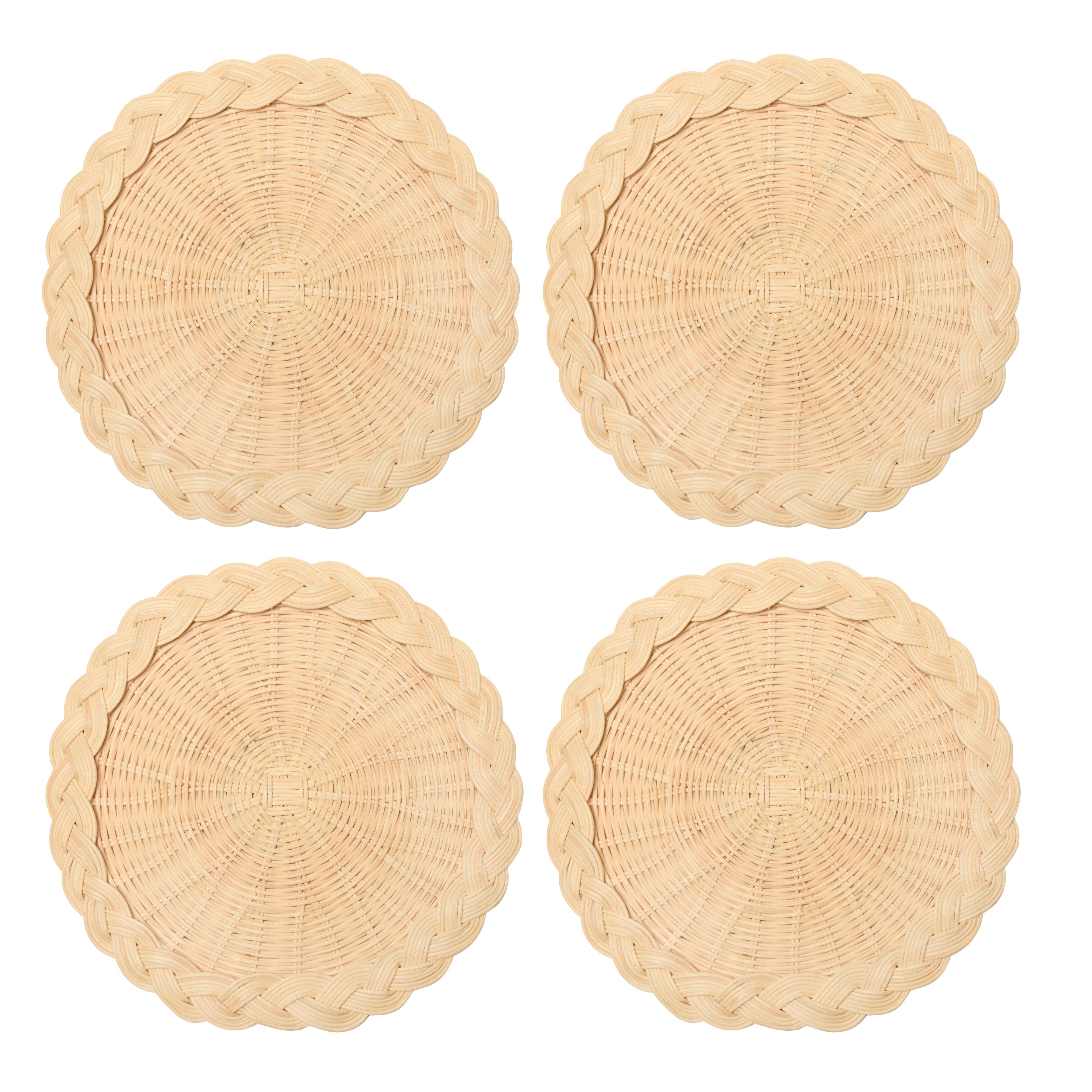 couleur-nature-braided-weave-set-de-table-raphia-lot-de-5 image 3