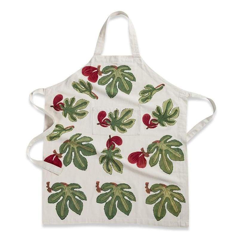 couleur-nature-fig-tablier-cuisine-coton-rouge-vert image 1