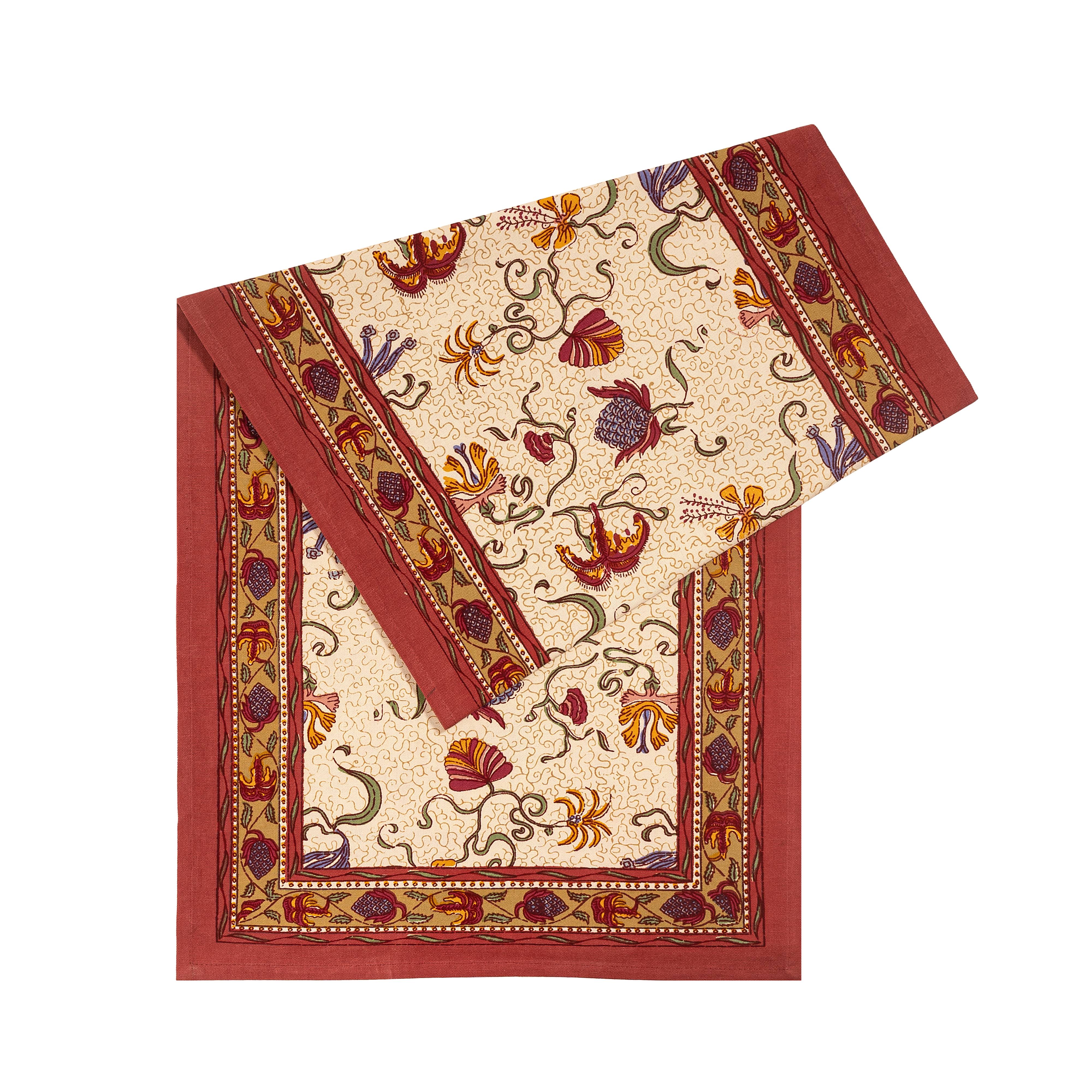 couleur-nature-fleur-des-indes-chemin-de-table-40x183-cm image 2