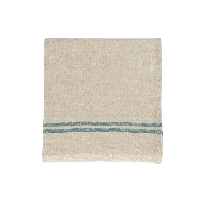 couleur-nature-vintage-serviette-table-naturel-bleu-lot-4 image 1