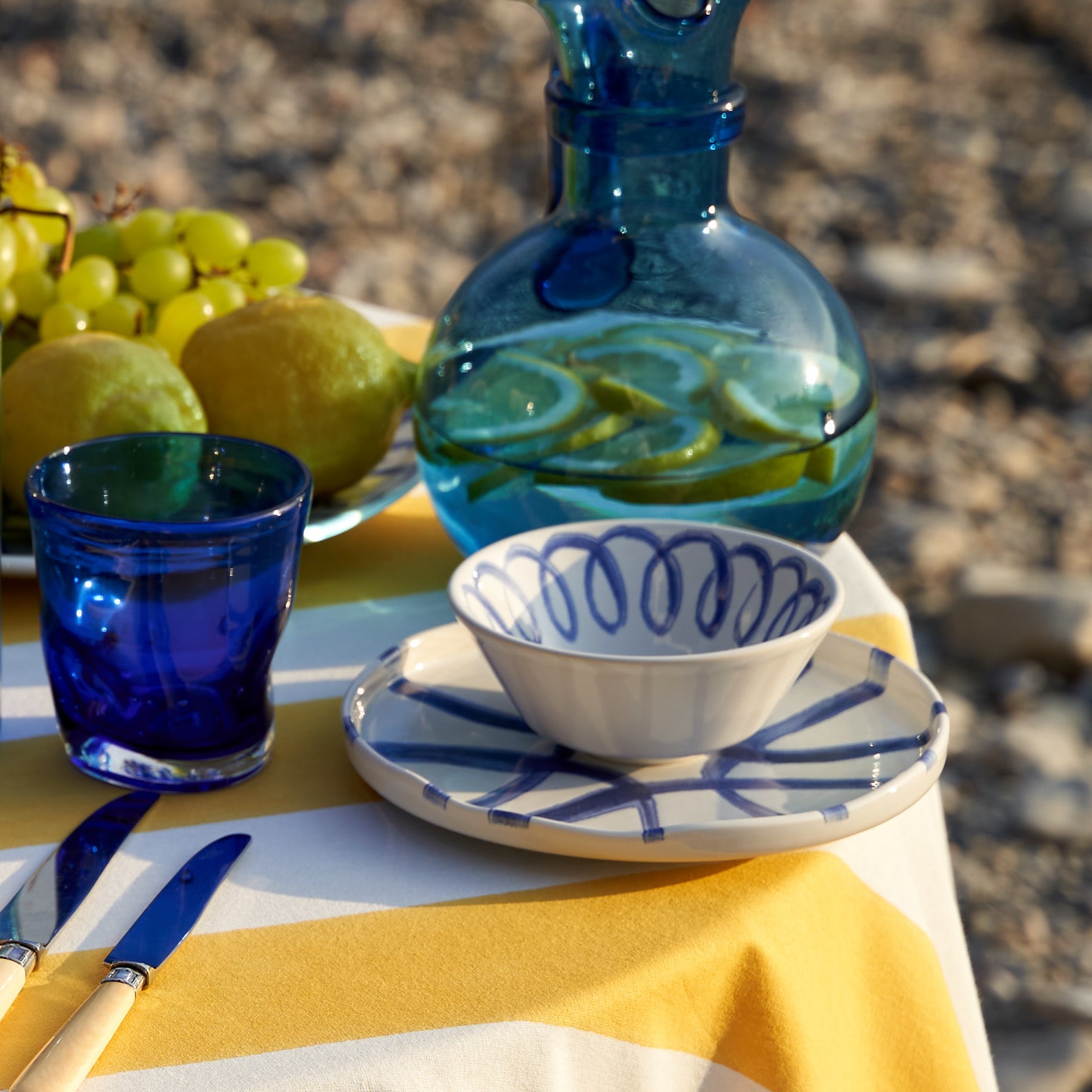 couleur-nature-amalfi-assiette-ap-ritif-blanc-bleu-7-1 image 3