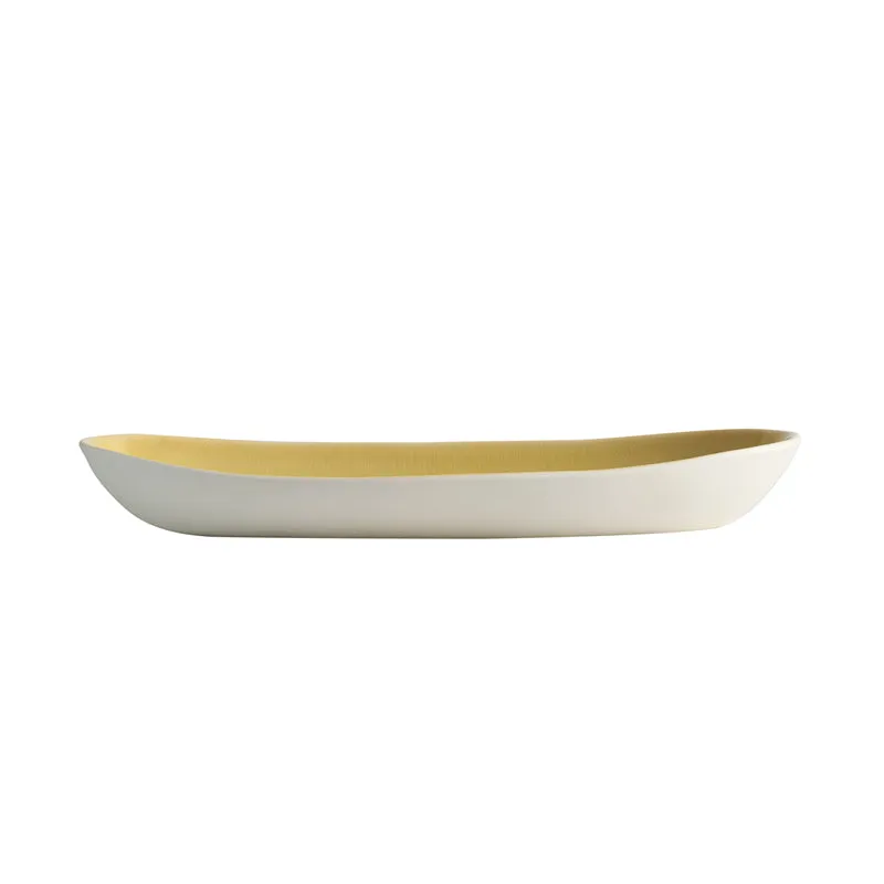 jars-r-fectoire-plat-allong-gen-t-c-ramique-jaune image 1