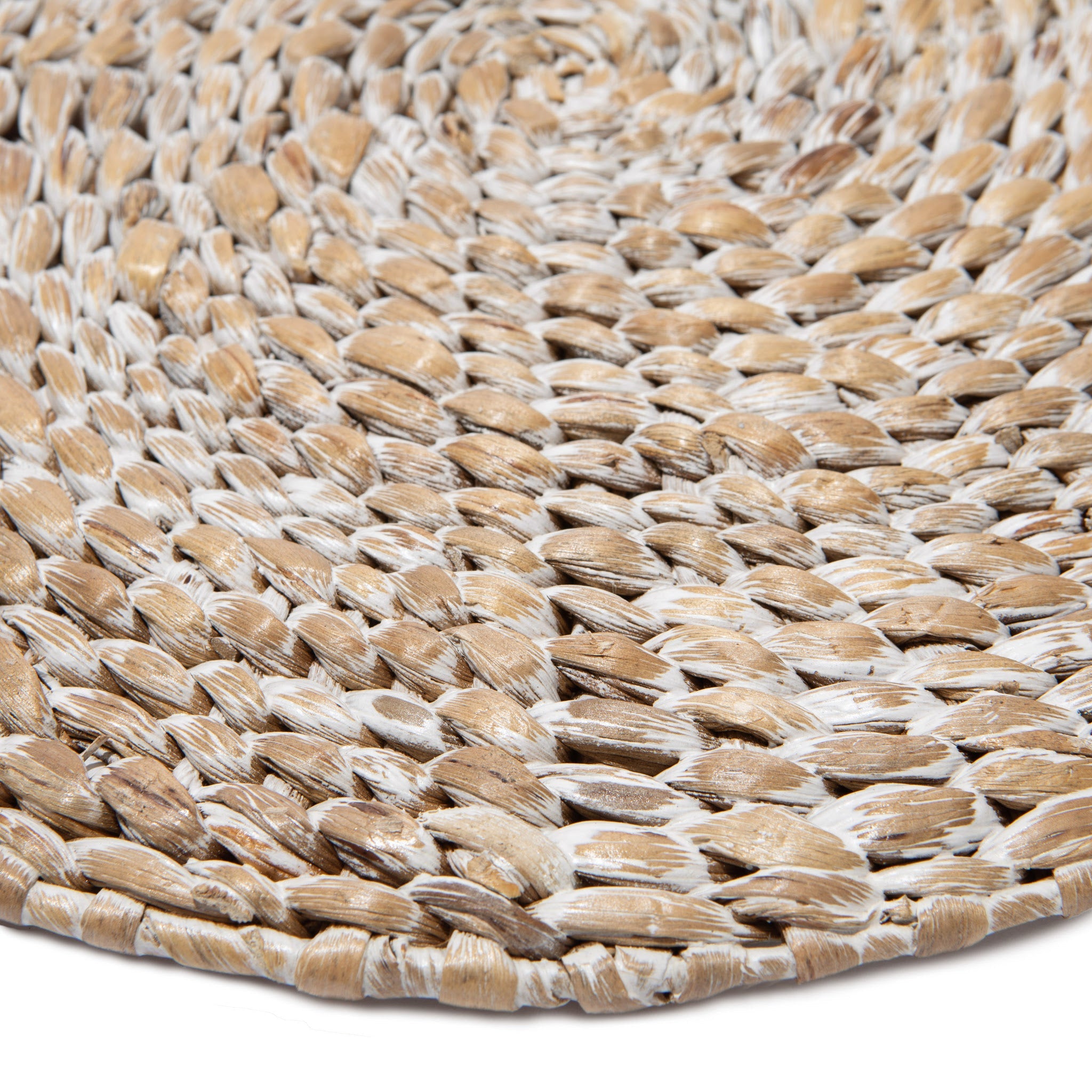 couleur-nature-set-de-table-rond-raphia-blanc-lot-de-4 image 5