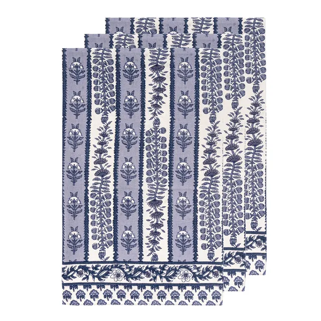 couleur-nature-avignon-torchons-coton-bleu-marine-lot-3 image 1
