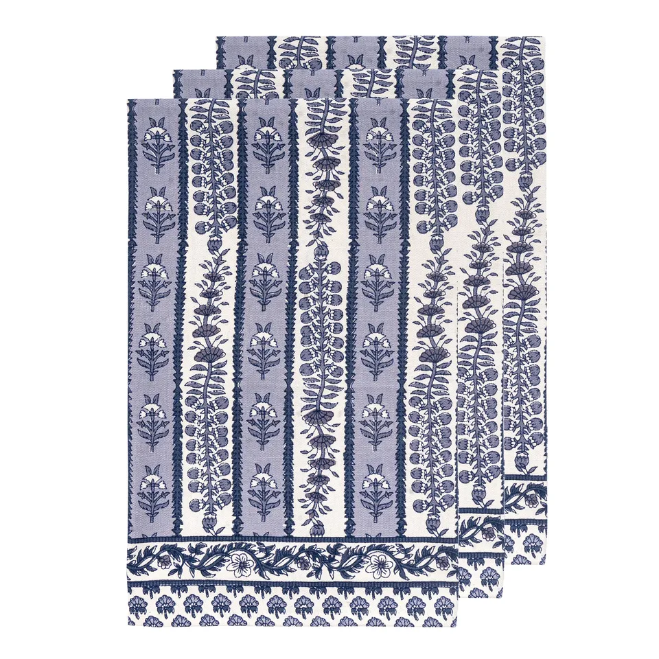 couleur-nature-avignon-torchons-coton-bleu-marine-lot-3 image 1
