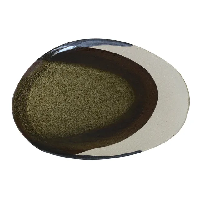jars-r-fectoire-plat-ovale-l-c-ramique-seidou-vert image 1