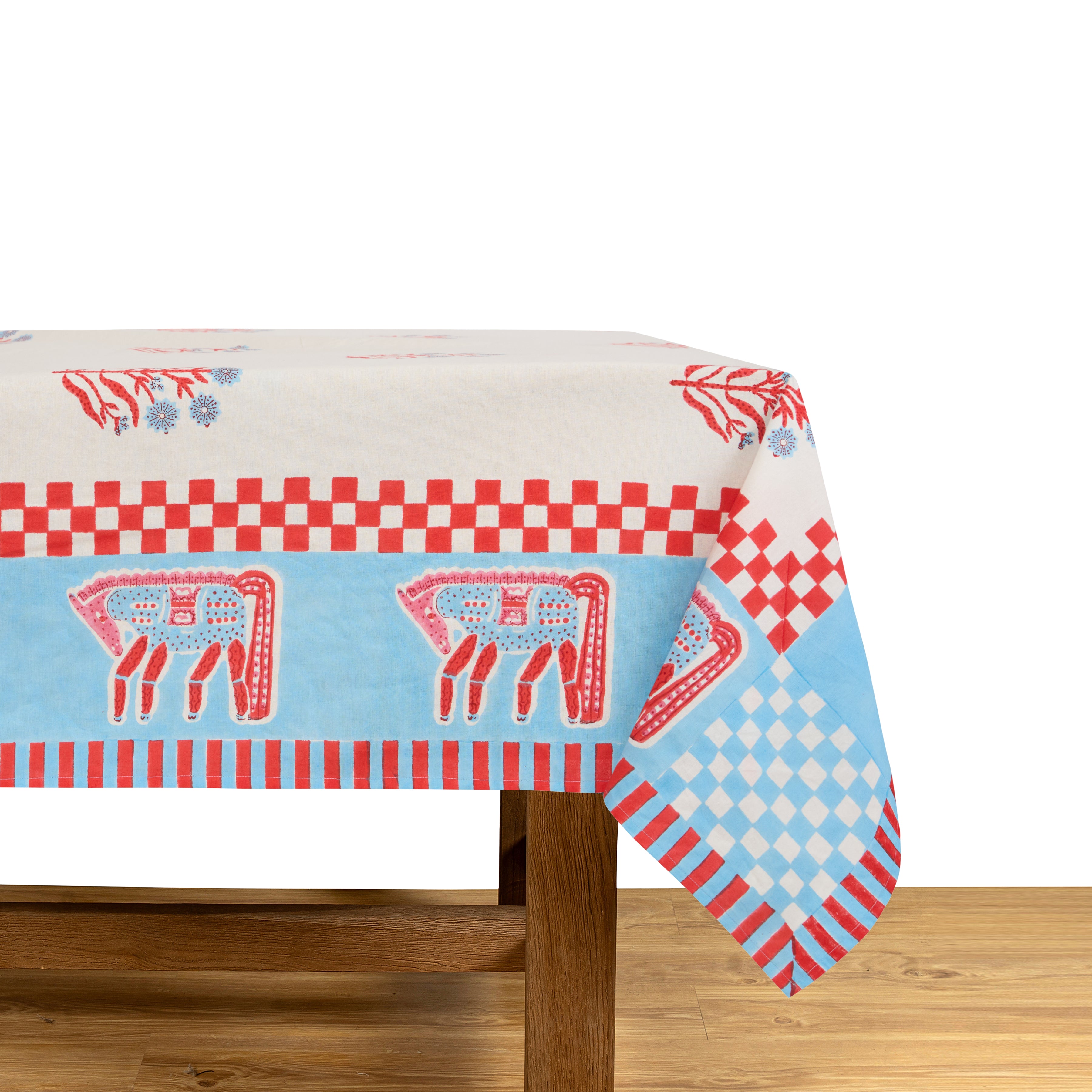 couleur-nature-cheval-nomade-nappe-rose-bleu-coton image 5
