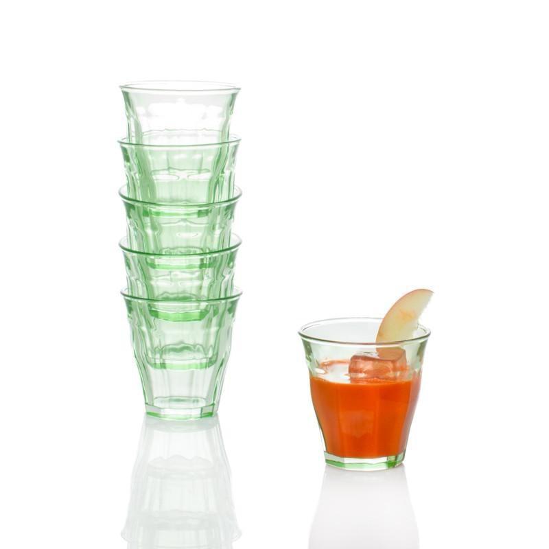 couleur-nature-bistro-verres-verts-8-oz-lot-de-6 image 1